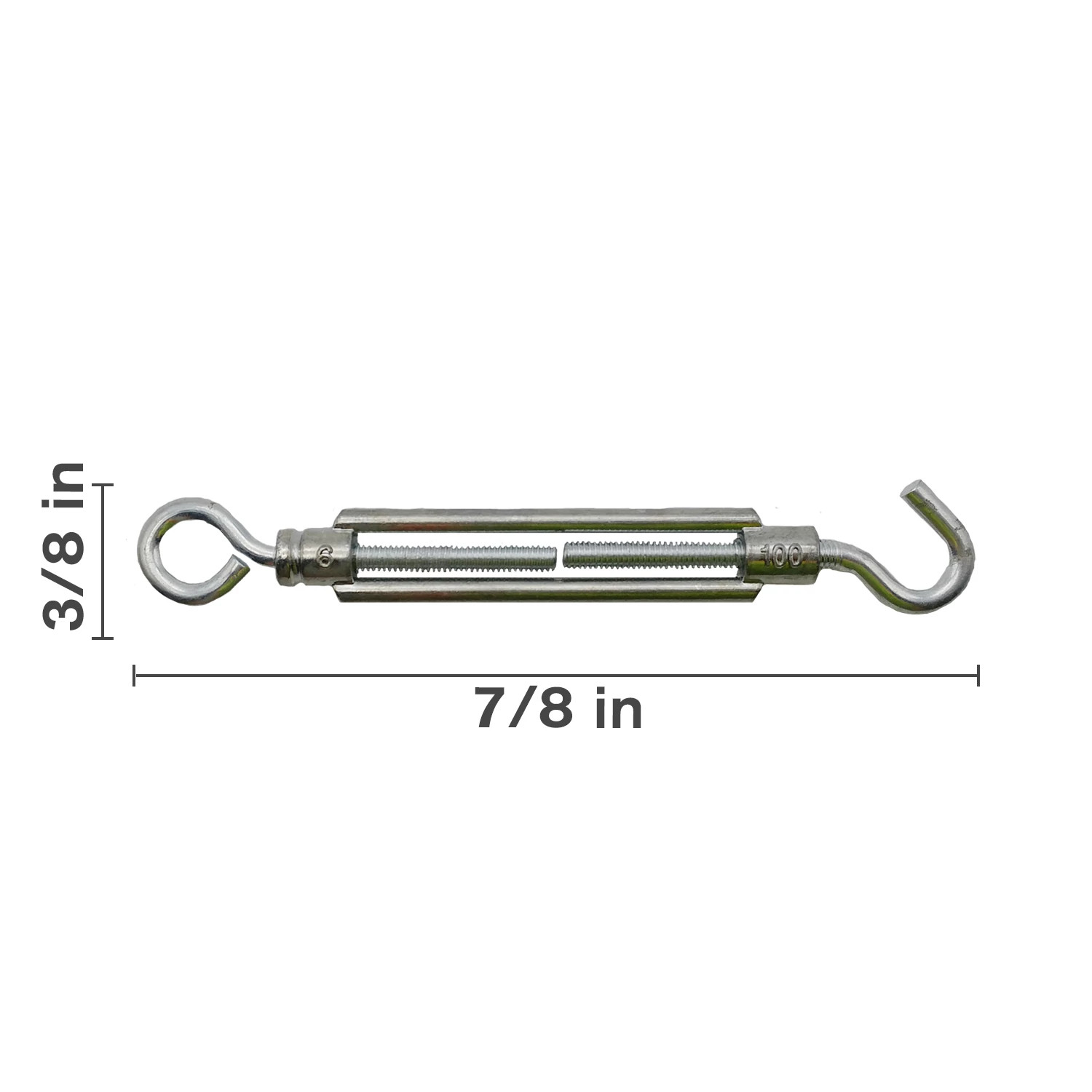Hook and Eye Turnbuckle - 1/4