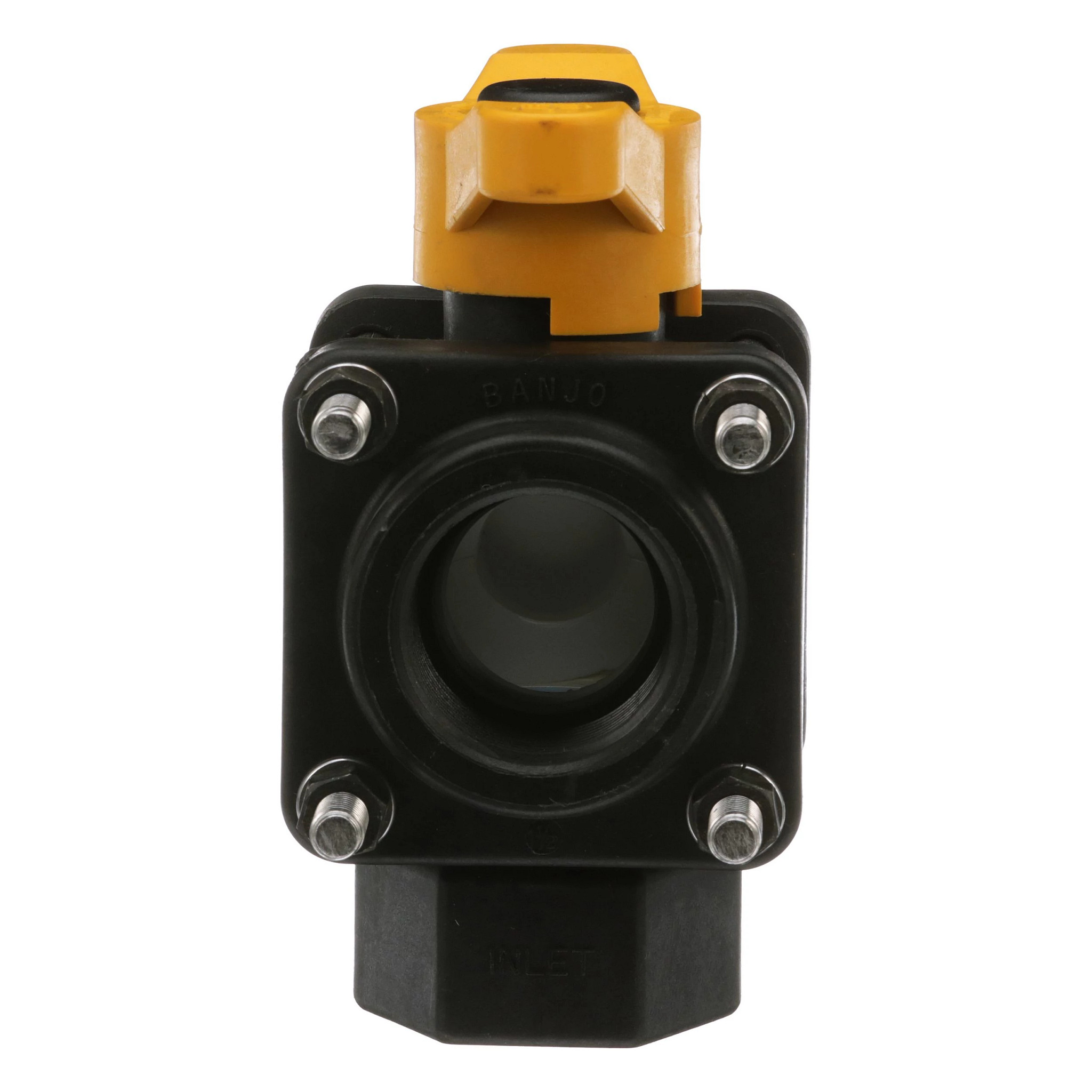 Válvula Banjo de 3 vias - Poli preto