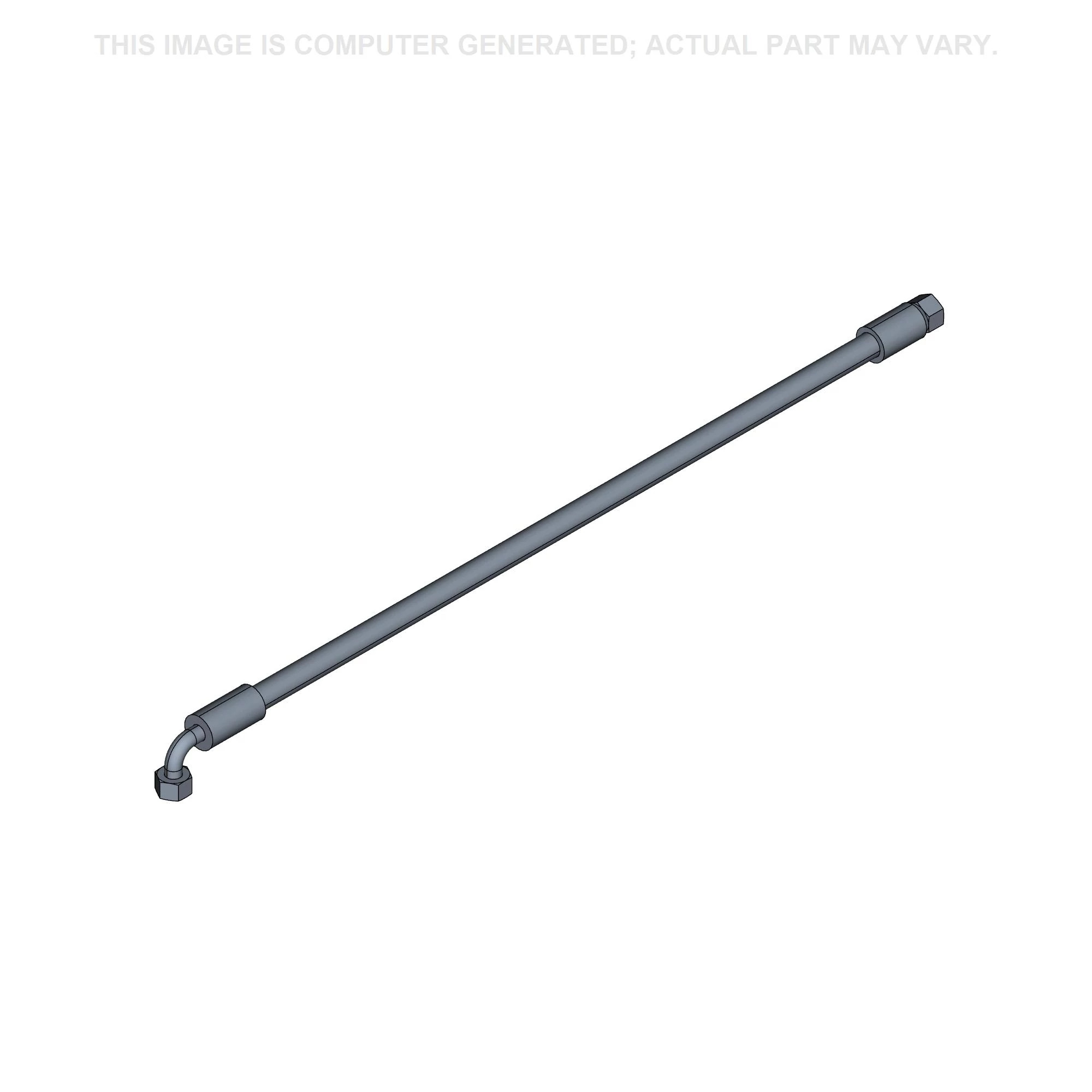 Cylinder Lock Valve Hose - 12 mm ID x 890 mm L | CASECE | BR | PT