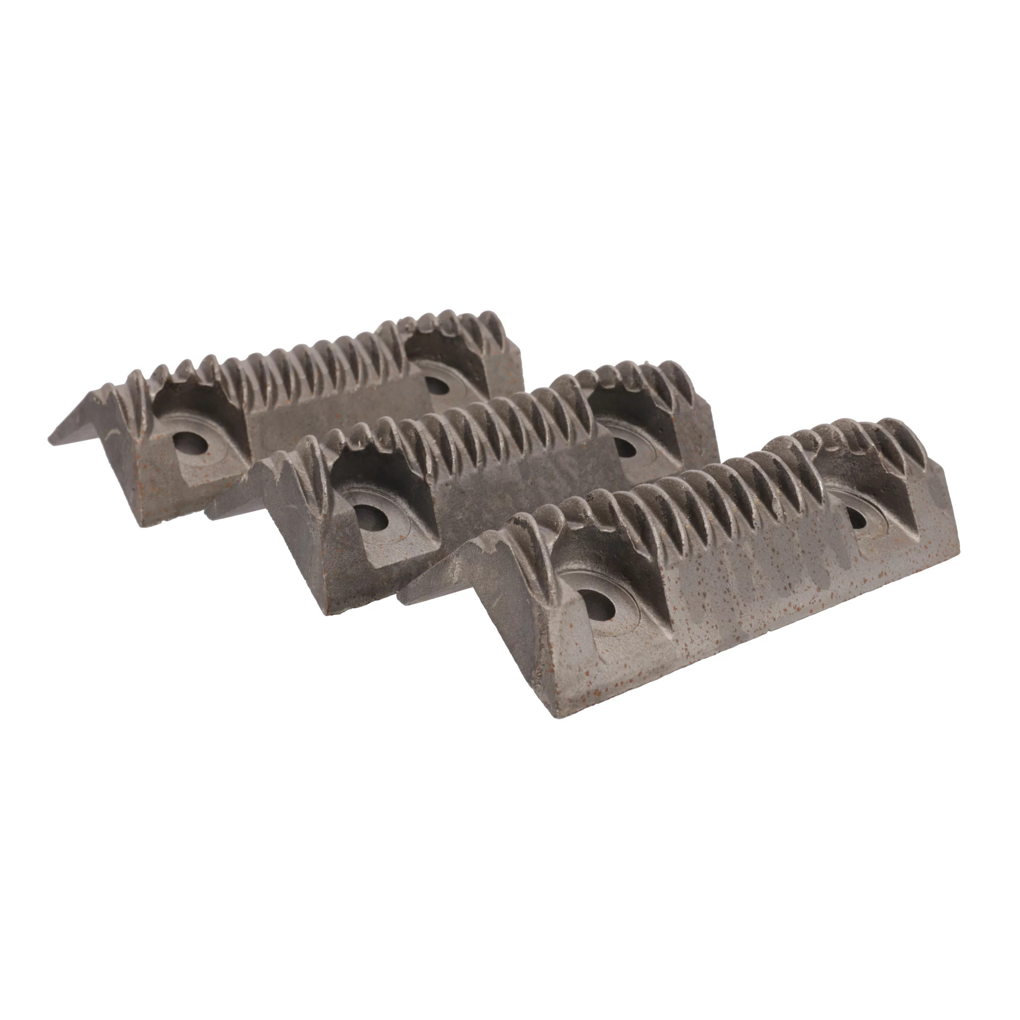 Conjunto de barras de debulha dianteiras - Lado direito