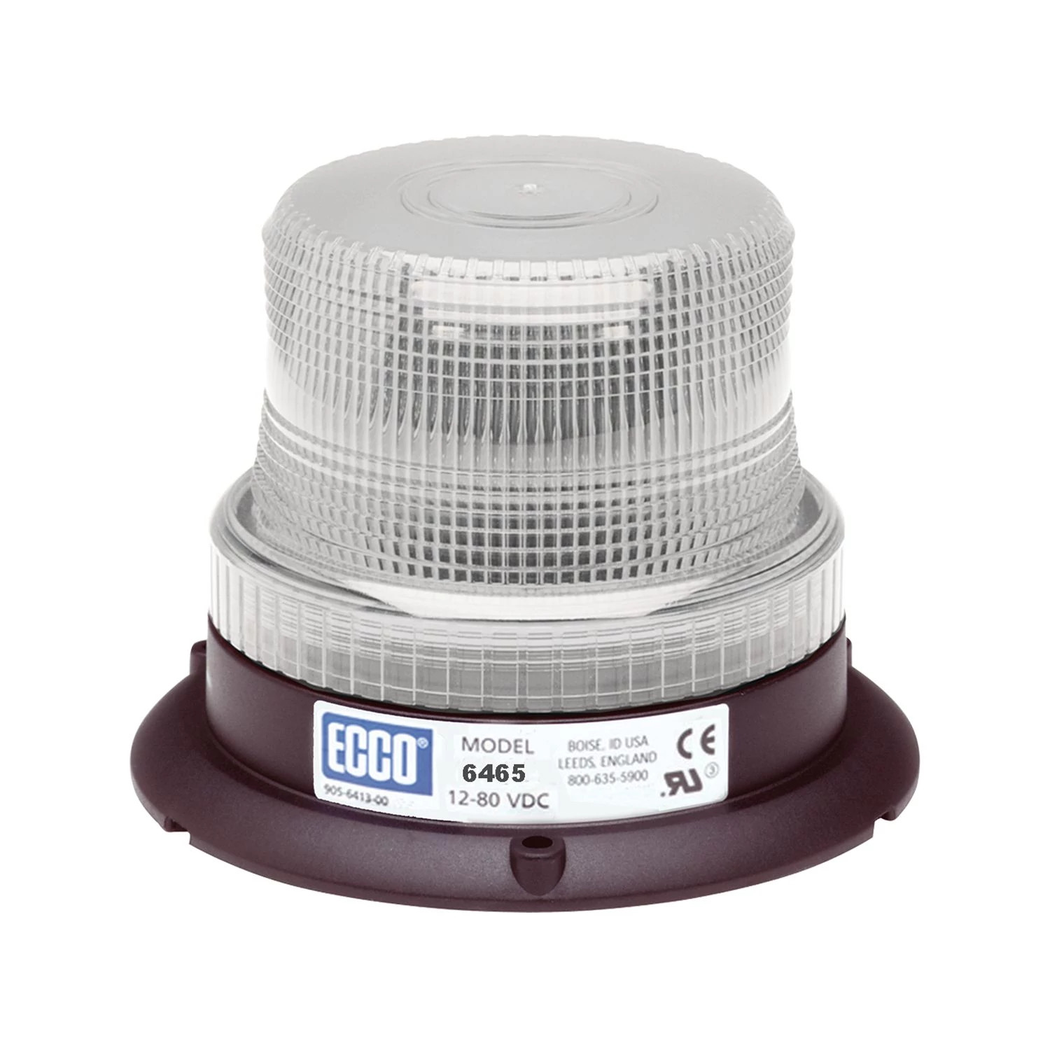 ECCO EC6465 Series Beacon - Clear Lens - Clear LED | CASEIH | US | EN