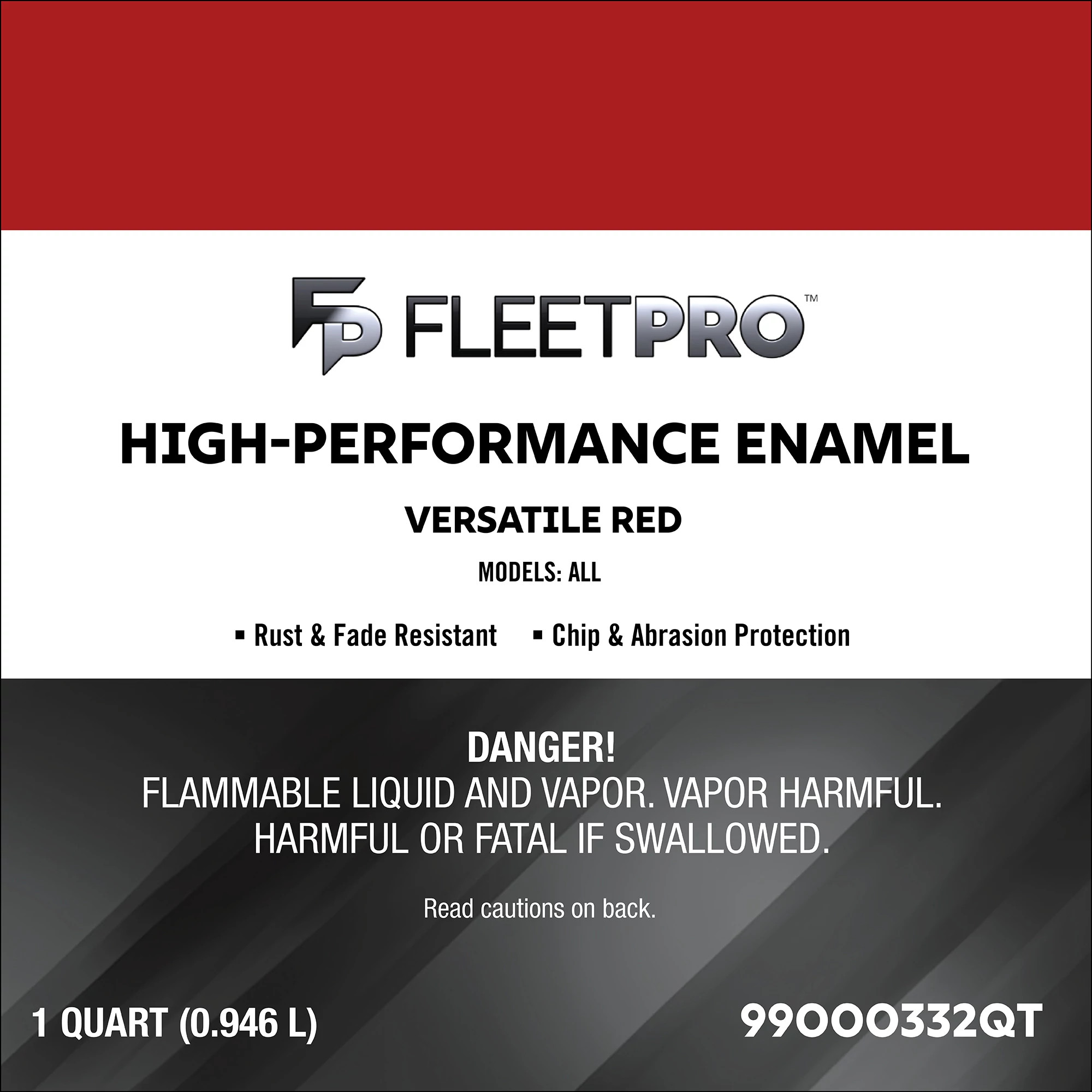 Red Enamel Paint - 1 qt/946 ml Can | CASECE | US | EN