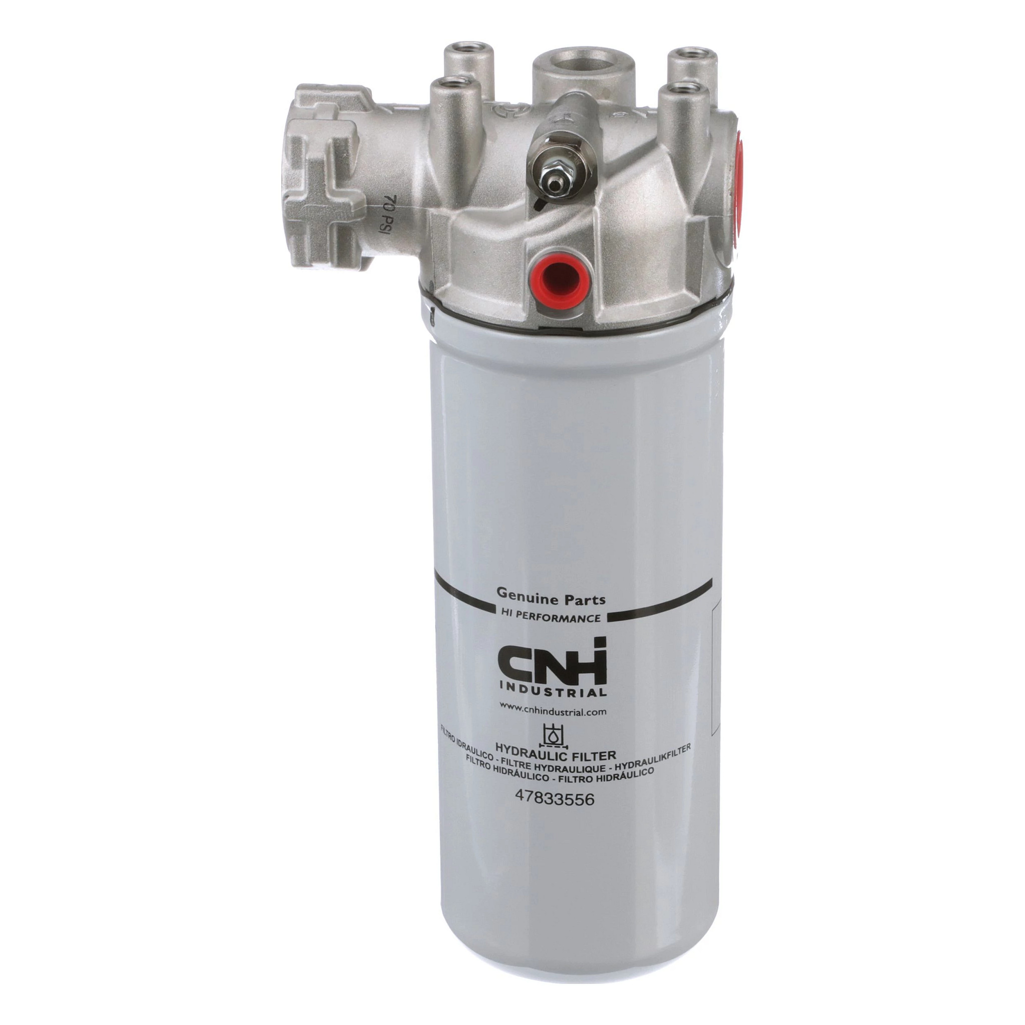 Conjunto do filtro hidráulico com prensa traseira