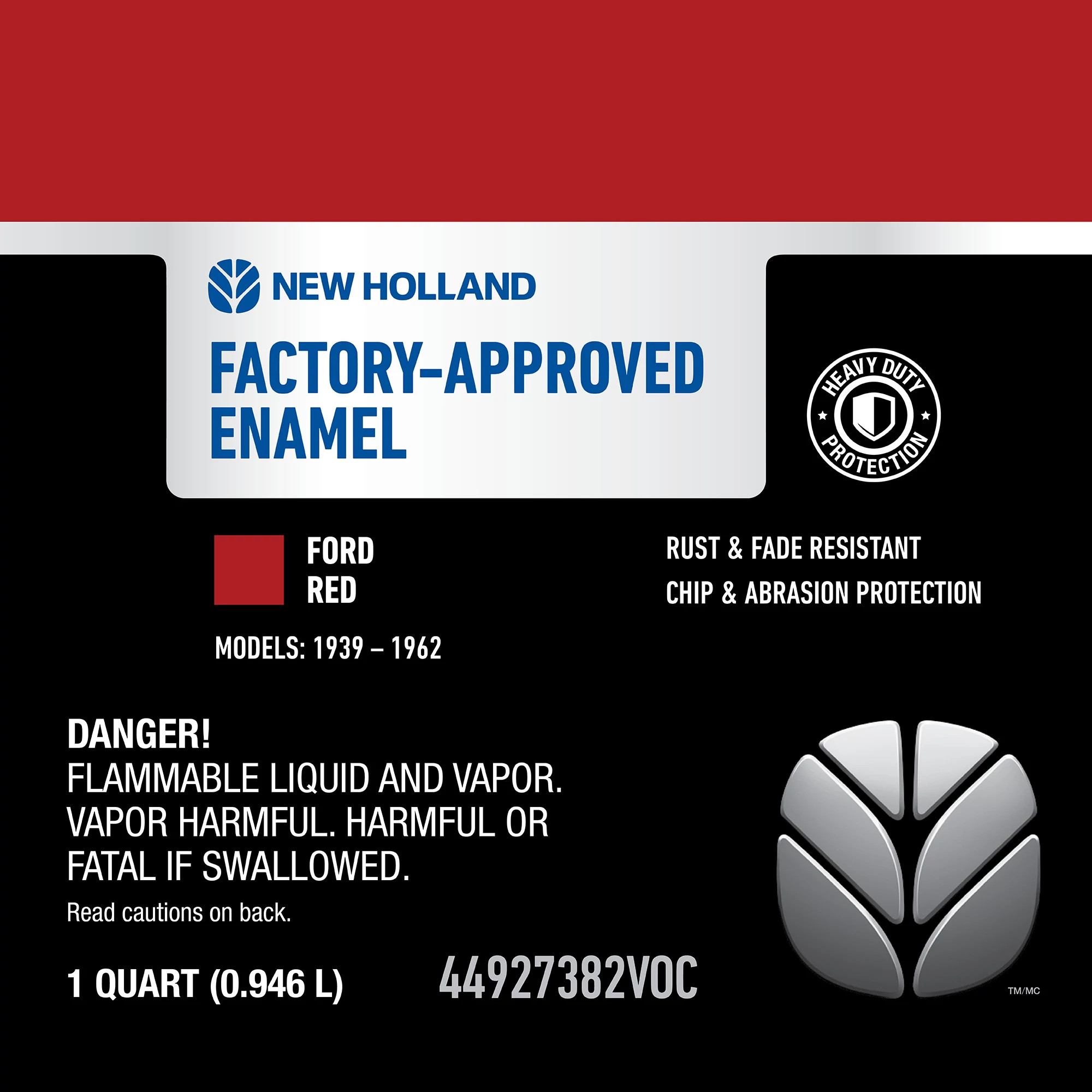 Red Enamel Paint - Low VOC - 1 qt/946 ml Can | CASEIH | US | EN