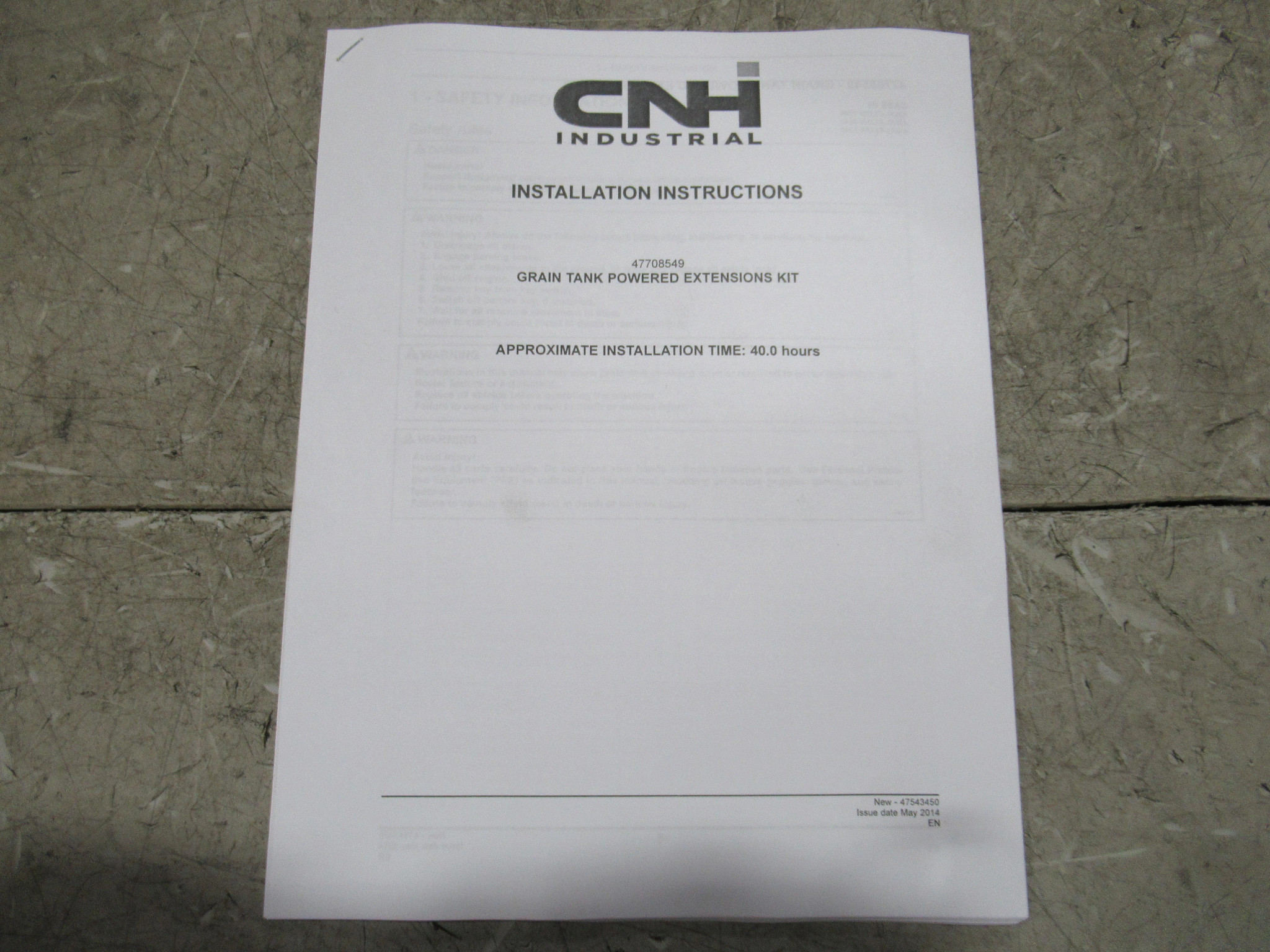 INSTRUCTION | CASEIH | US | EN