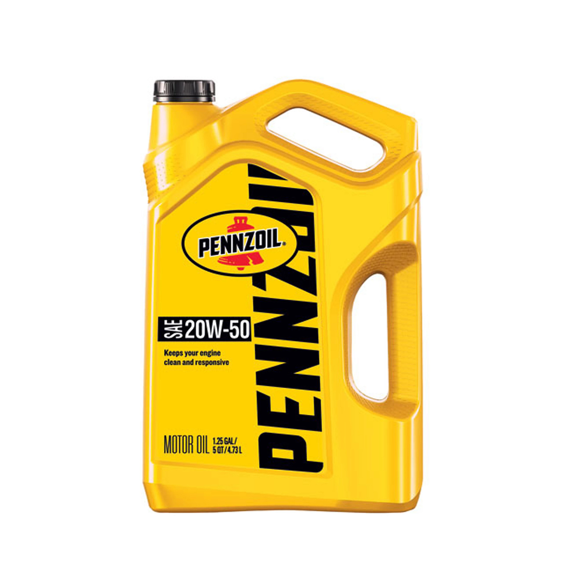 Pennzoil® Motor Oil with Active Cleansing Technology - Monograde - 20W-50 - 5 qt/4.73 L | MILLER | CA | EN