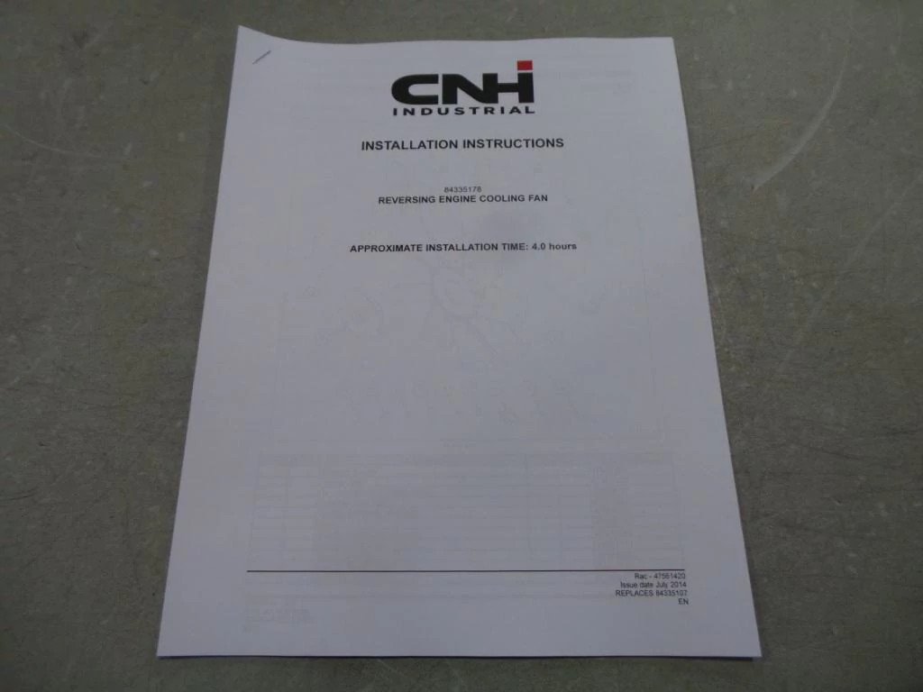 INSTRUCTION | NEWHOLLANDCE | EU | EN