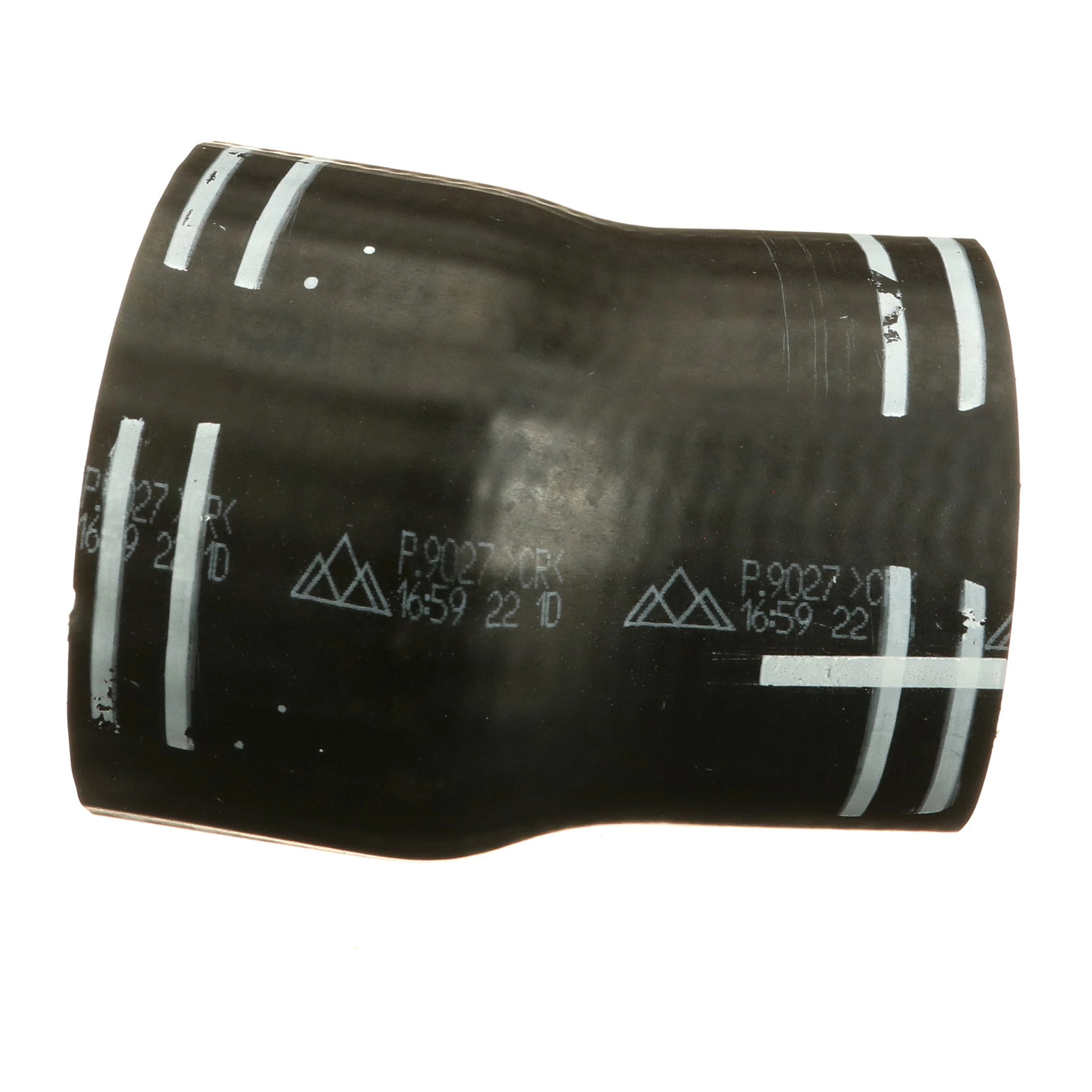 Mangueira de entrada do coletor - 63,5 mm DI x 75 mm DI x 98 mm C x 6 mm espessura