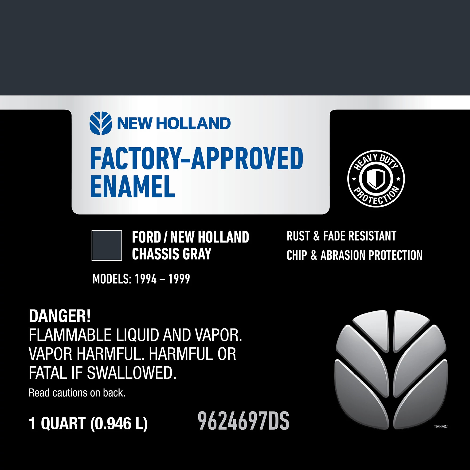 Peinture émail gris châssis - Bouteille d'1 pte/946ml | CASECE | CA | FR