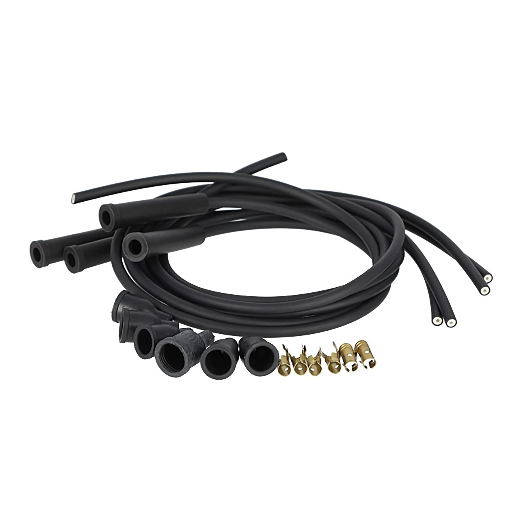Spark Plug Wire Set - 4-Cylinder - Carbon Core - Straight Boots | NEWHOLLANDAG | CA | EN