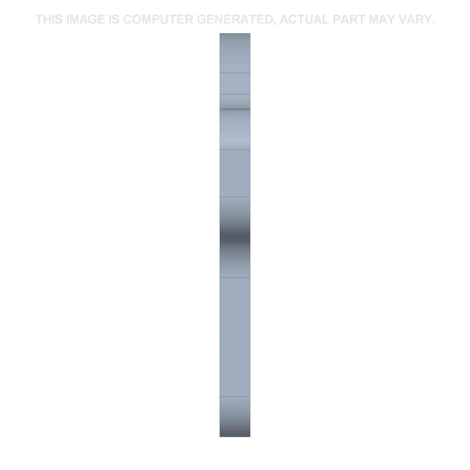 Placa de bloqueio - 50,8 mm C x 60 mm A x 4,80 mm Esp