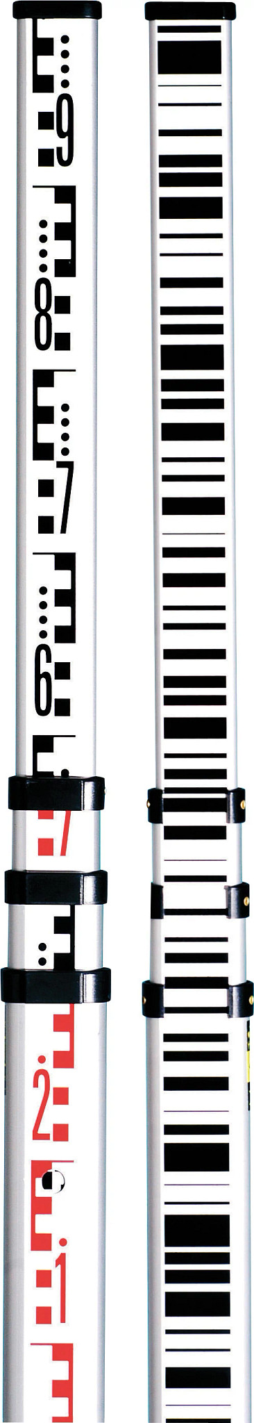 Leica GSS111 Dual Face Telescoping Leveling Staff - 4 Sections | NEWHOLLANDCE | CA | EN