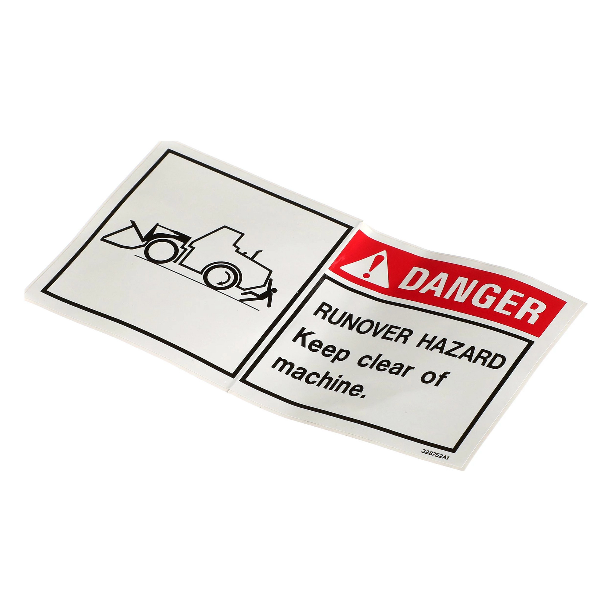 Danger Decal - Runover Hazard | CASEIH | CA | EN