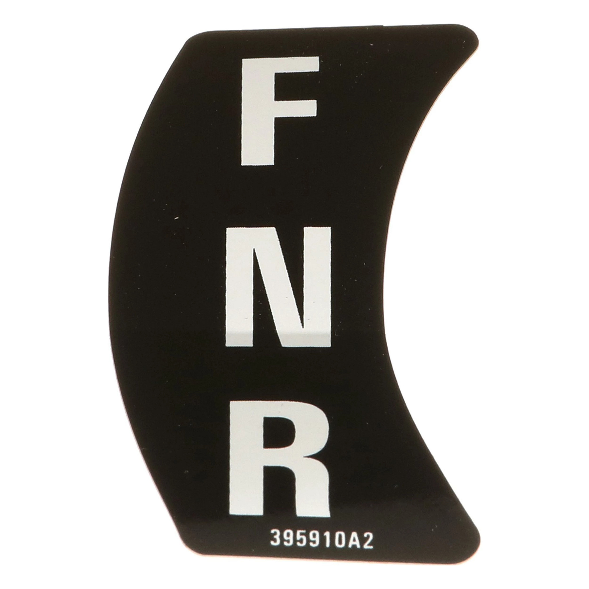 Shuttle Shift Lever Control Pattern Decal - Forward/Neutral/Reverse