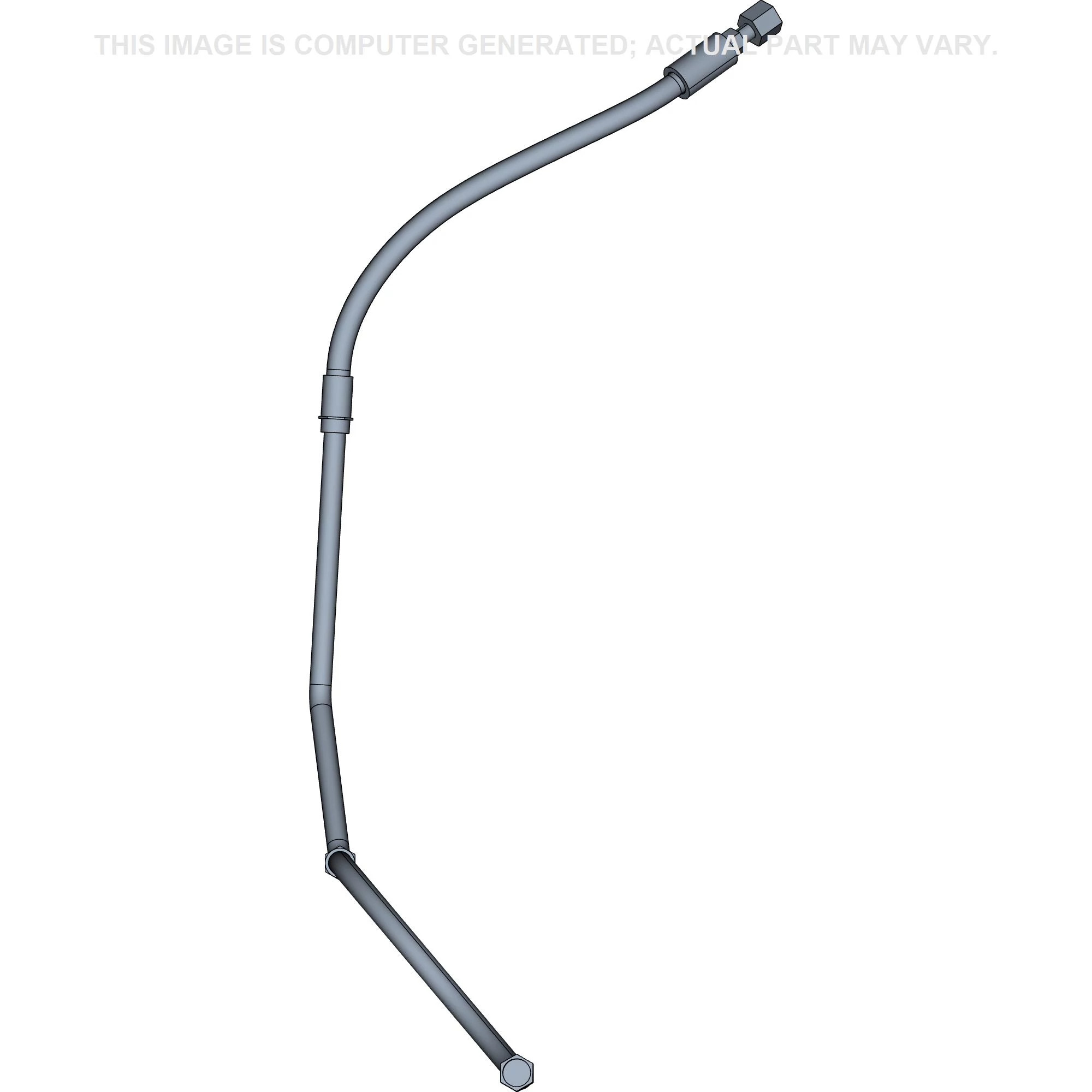 Steering Cylinder Tube - Right-Hand - 1535 mm L