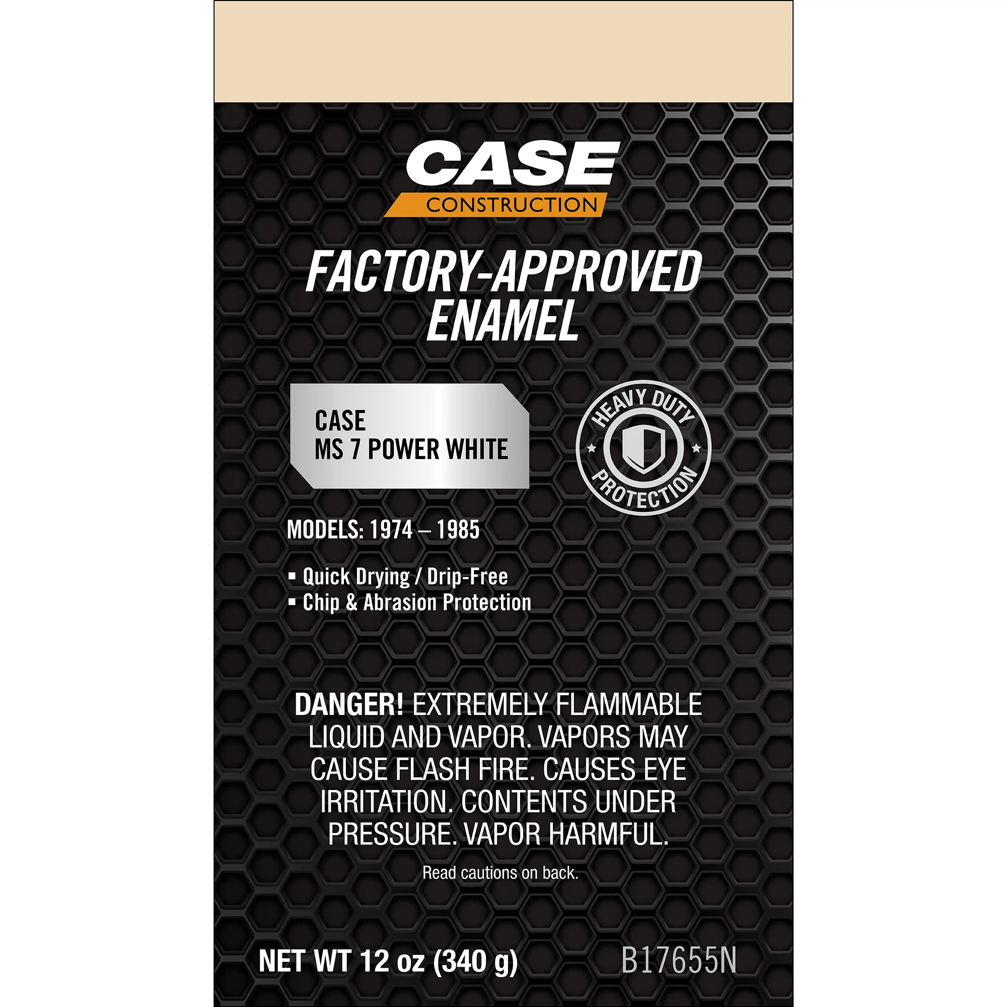 MS 7 Power White Enamel Paint - 12 oz/340 g Spray Can | CASECE | CA | EN