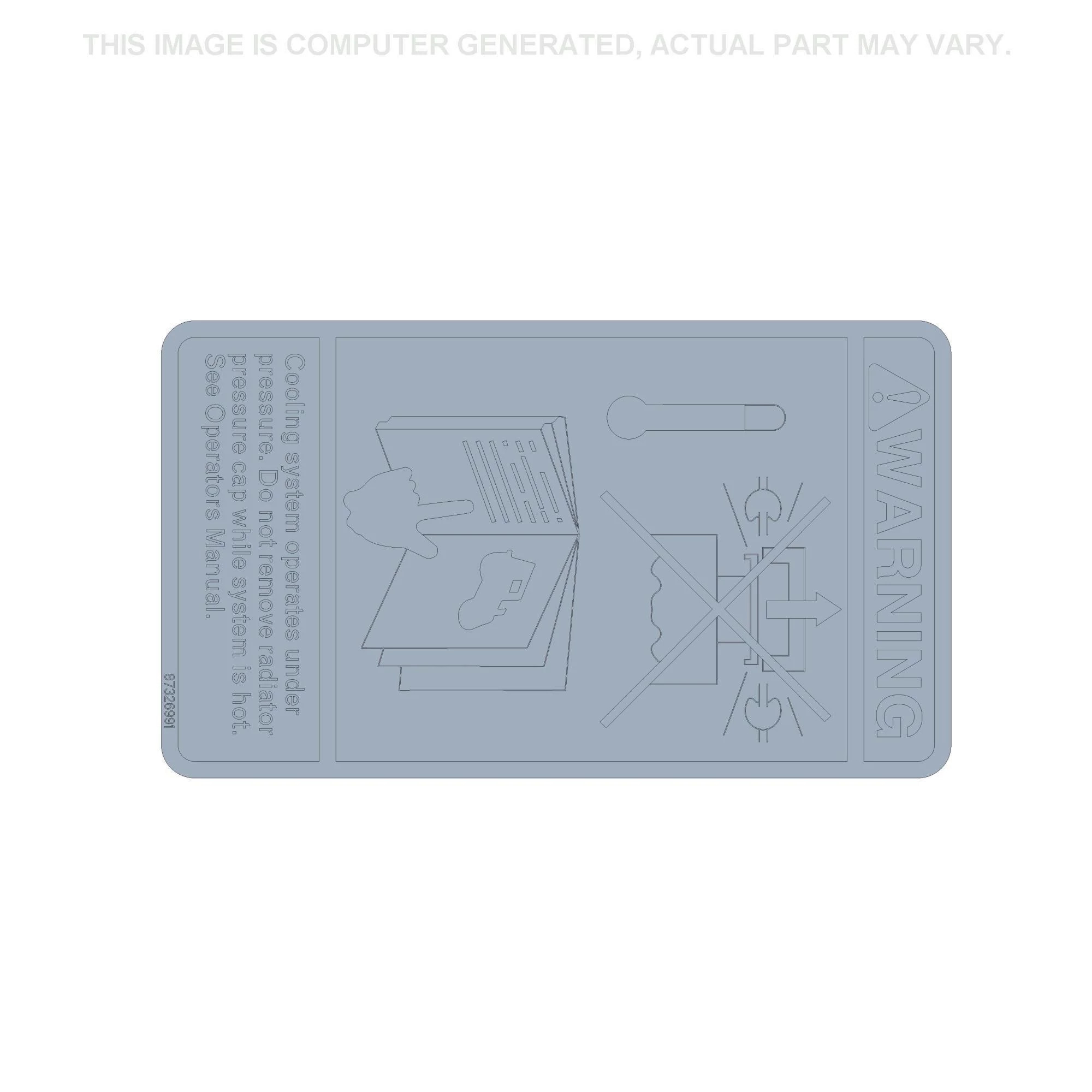 WARNING DECAL | CASEIH | GB | EN