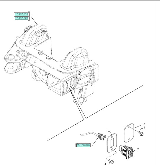 External Control Switch Kit - Suspended Front Axle