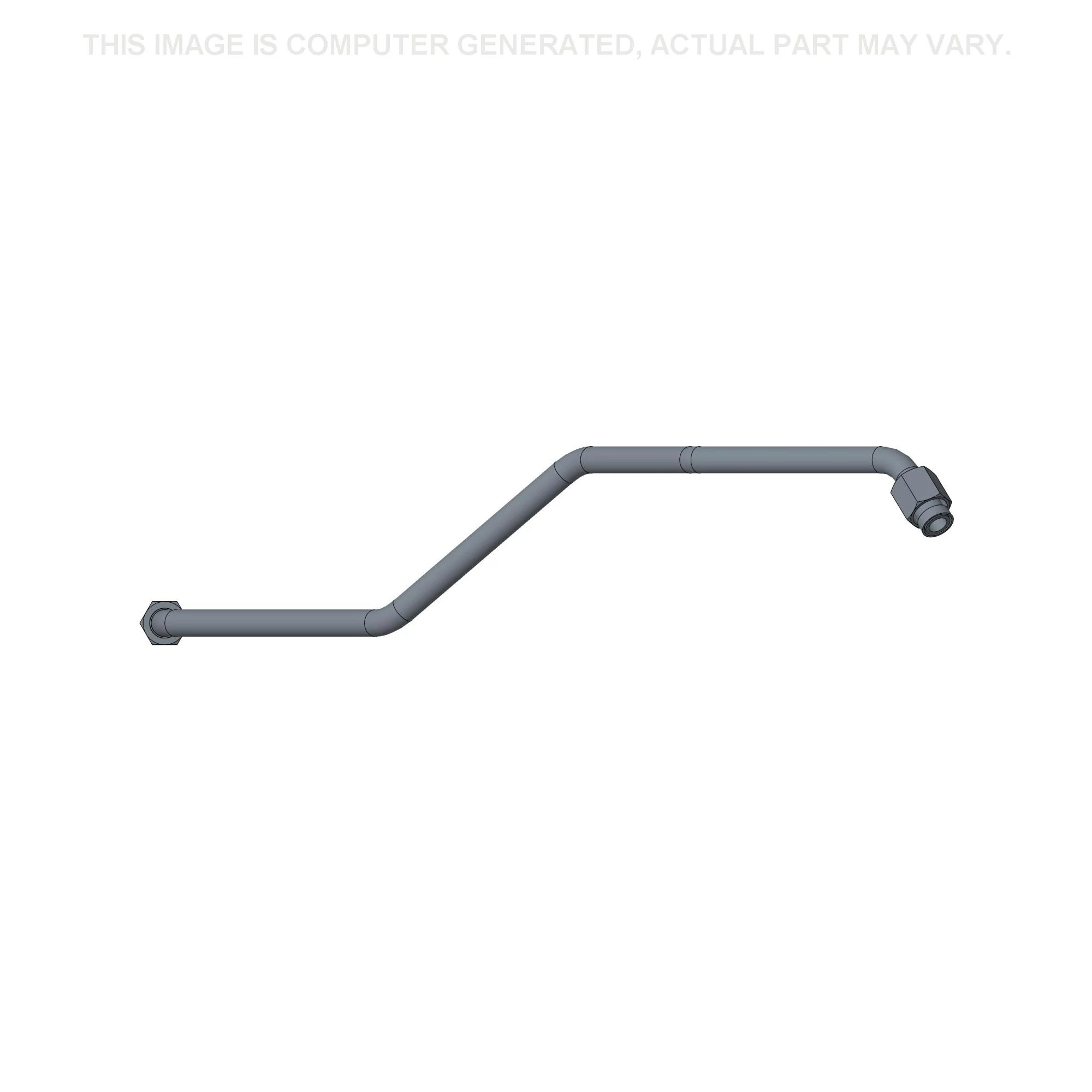 High-Flow Hydraulic Auxiliary Tube - 12.6 mm ID x 15.9 mm OD