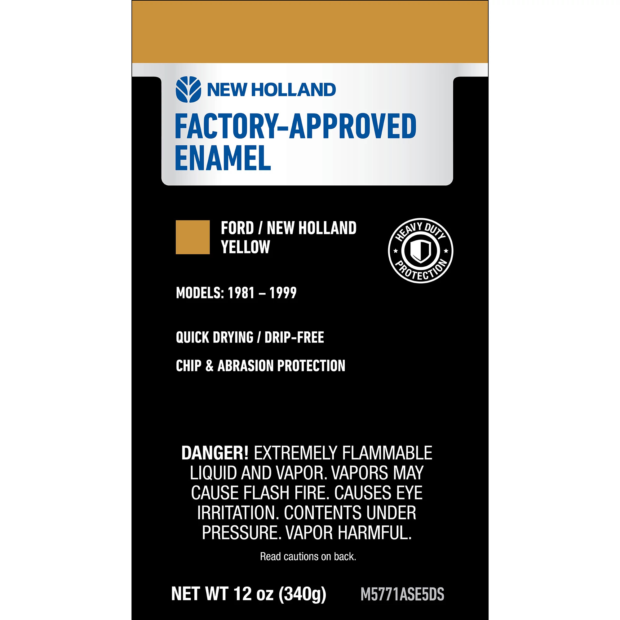 Yellow Enamel Paint - 12 oz/340 g Spray Can | NEWHOLLANDCE | CA | EN