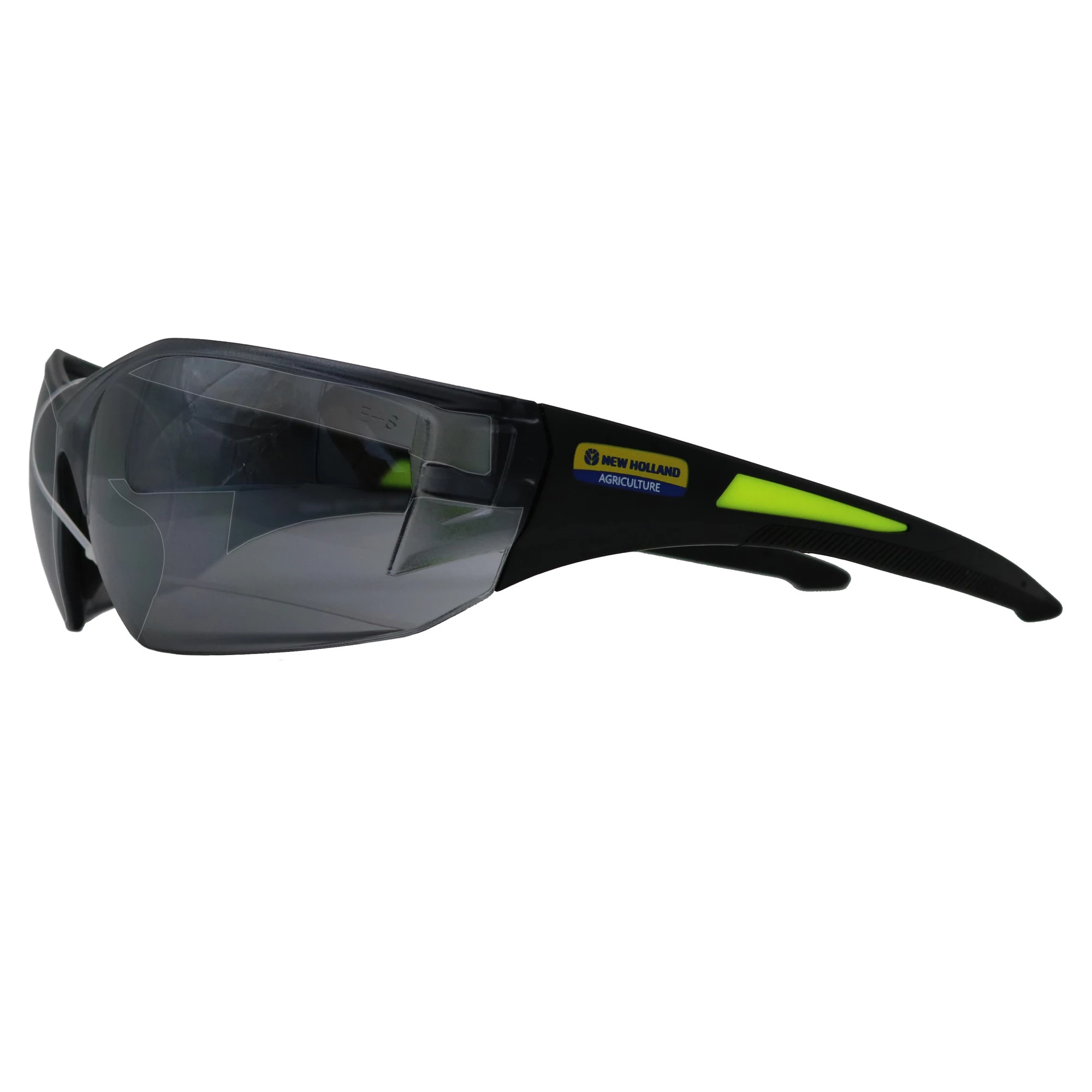 Safety Eyewear - Black Frame - Mirror Lenses | NEWHOLLANDAG | US | EN