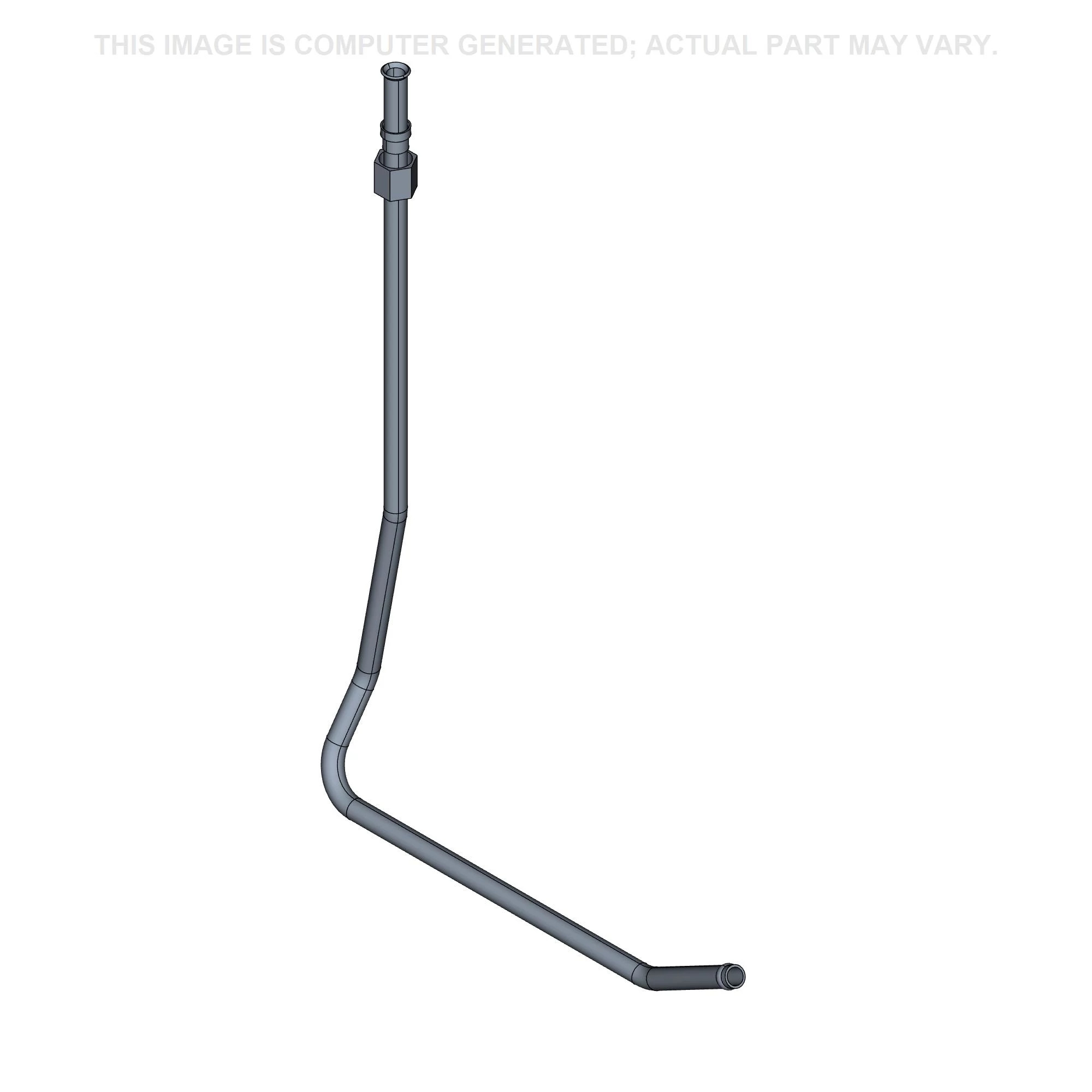 Cooling System Tube - Upper Right-Hand - 15.875 mm OD x 584 mm L | CASECE | BR | PT