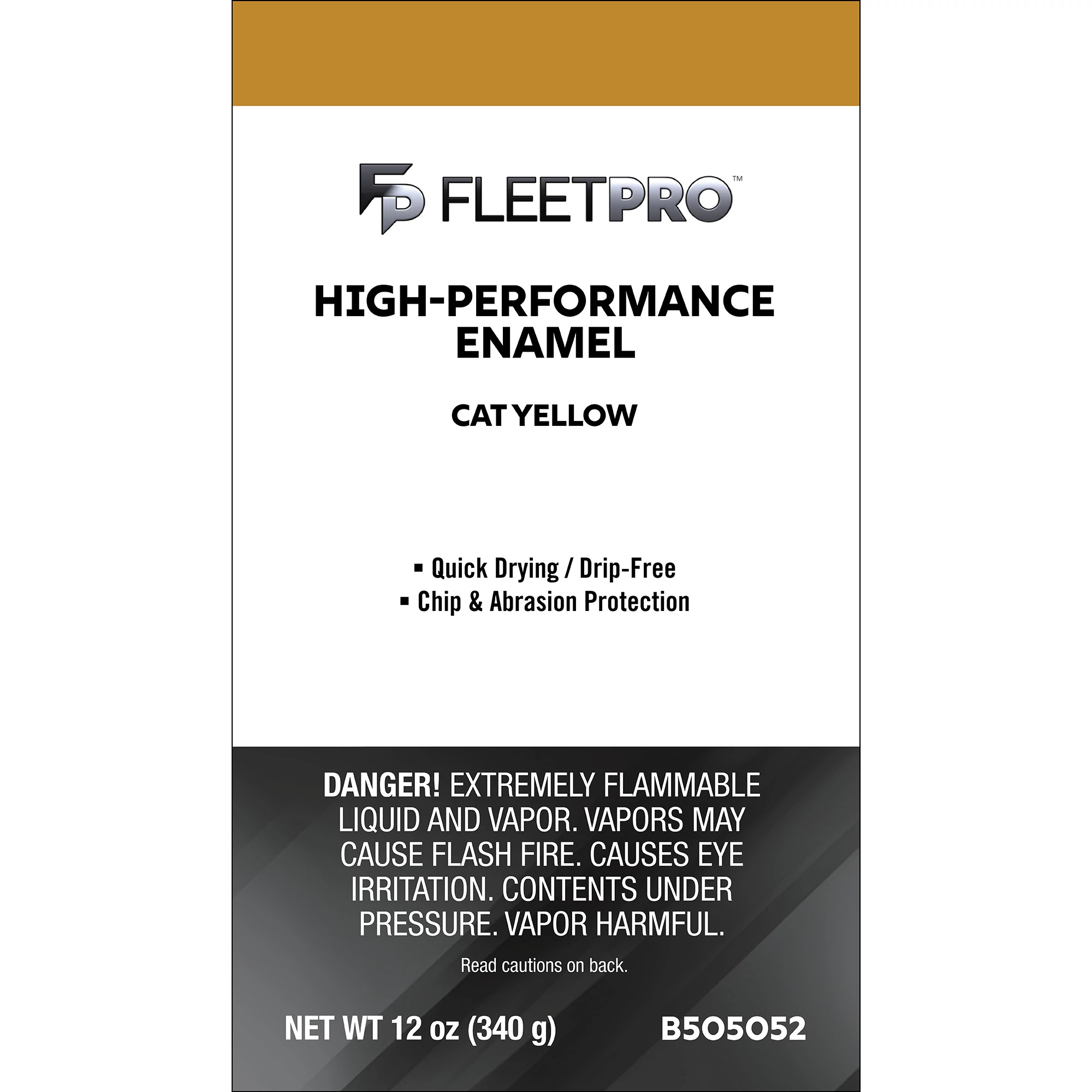 Cat Yellow Enamel Paint - 12 oz/340 g Spray Can | NEWHOLLANDCE | CA | EN