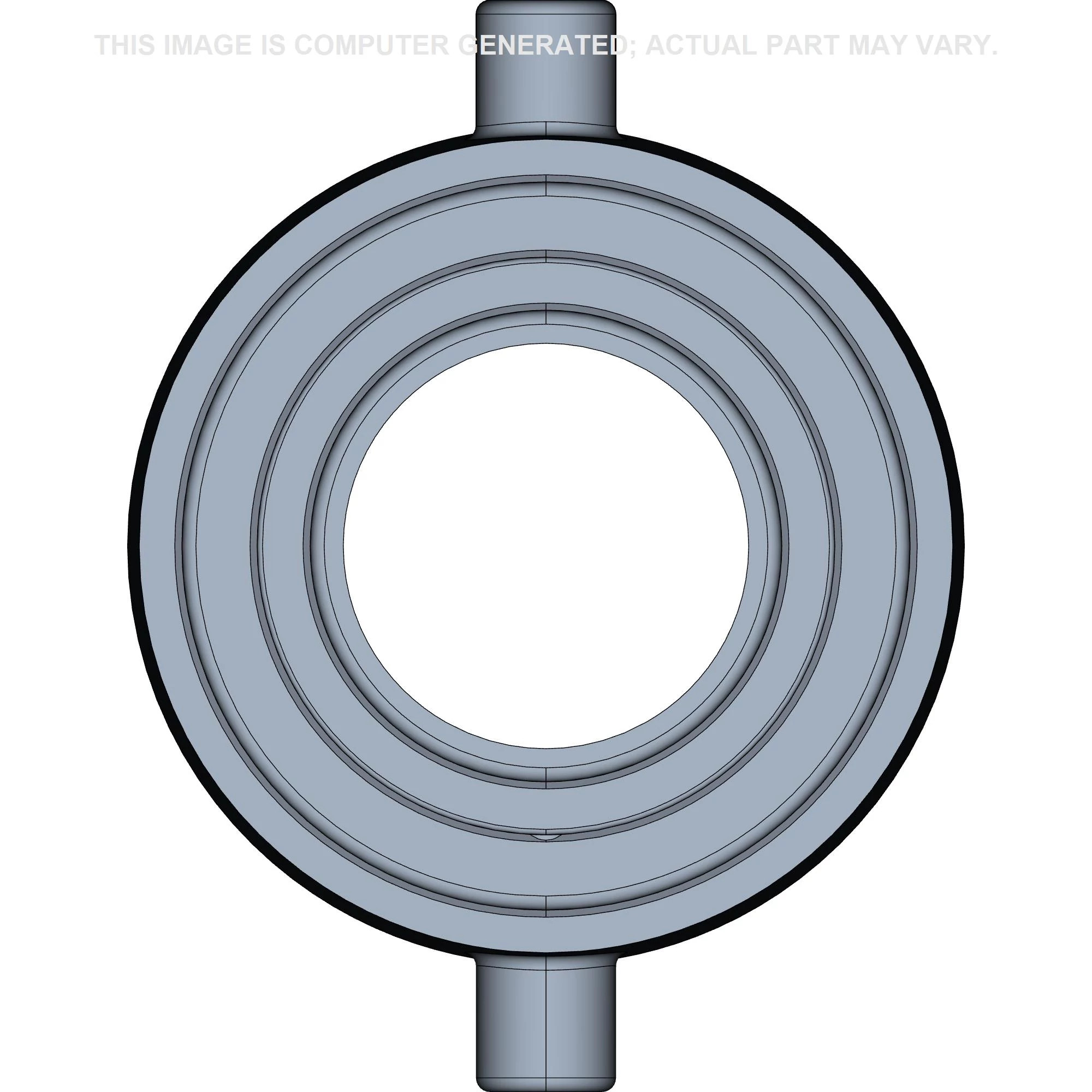 Flange para rolamento - 33 mm DI x 124 mm DE x 33 mm L