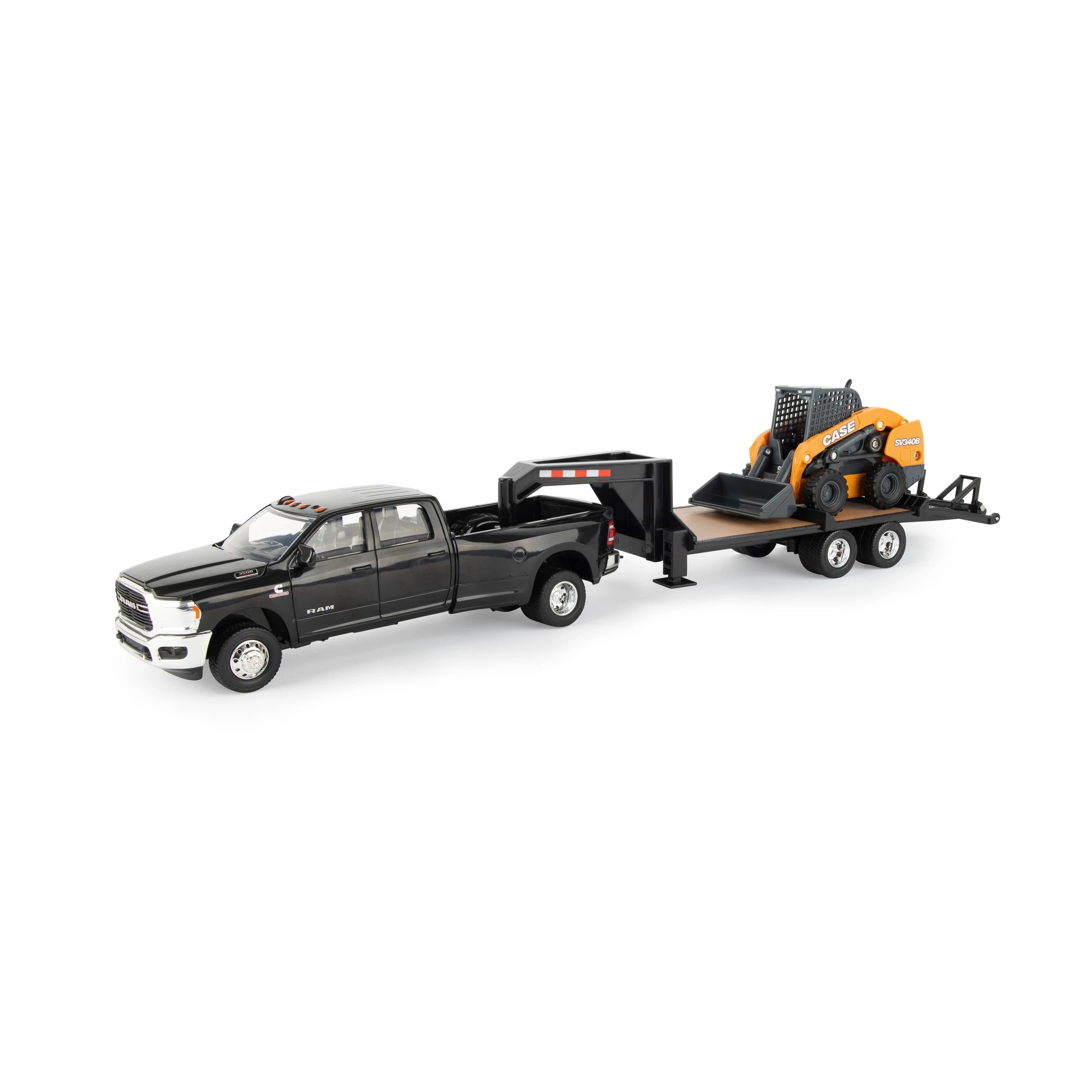 1:32 Ram® 3500 Pickup Toy with CASE SV340 and Trailer | CASECE | CA | EN