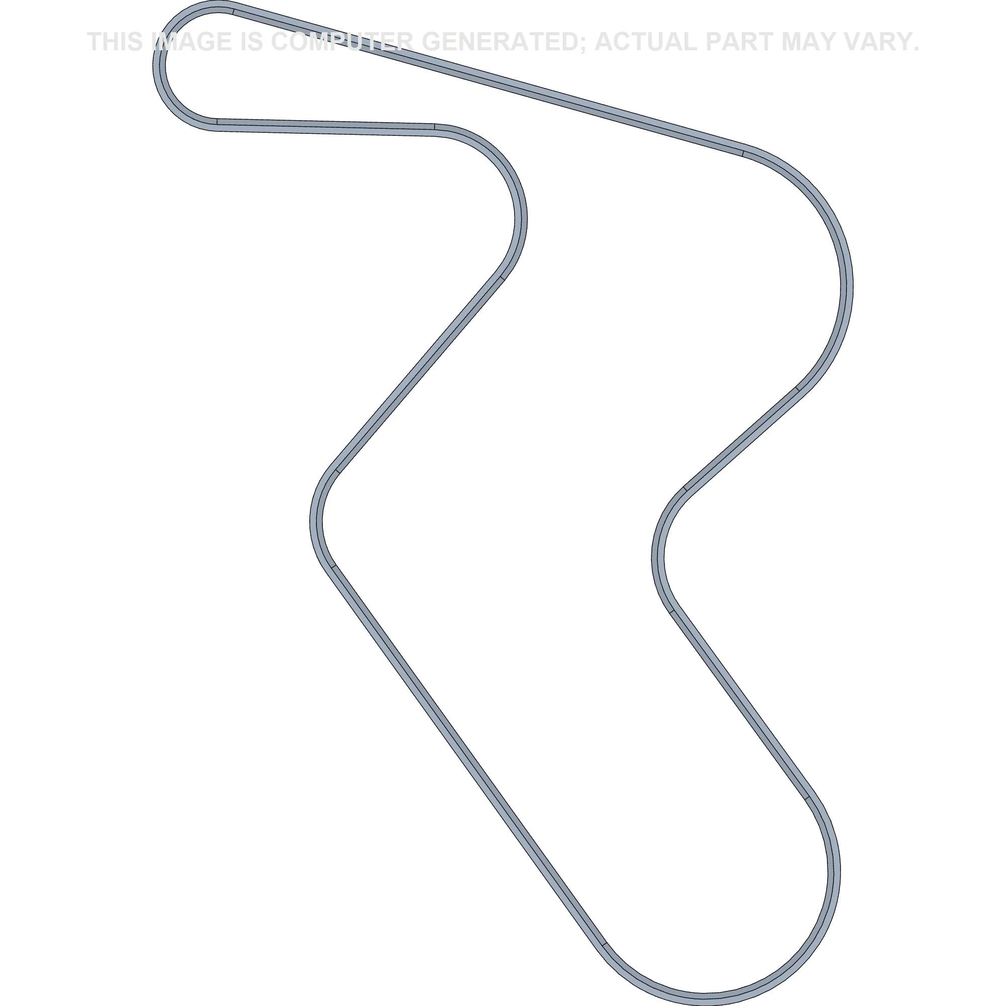 Correia serpentina de poliéster