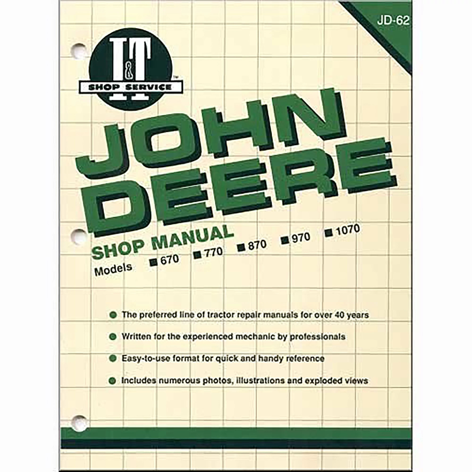 I&T Shop Manual for John Deere Tractors | NEWHOLLANDCE | CA | EN