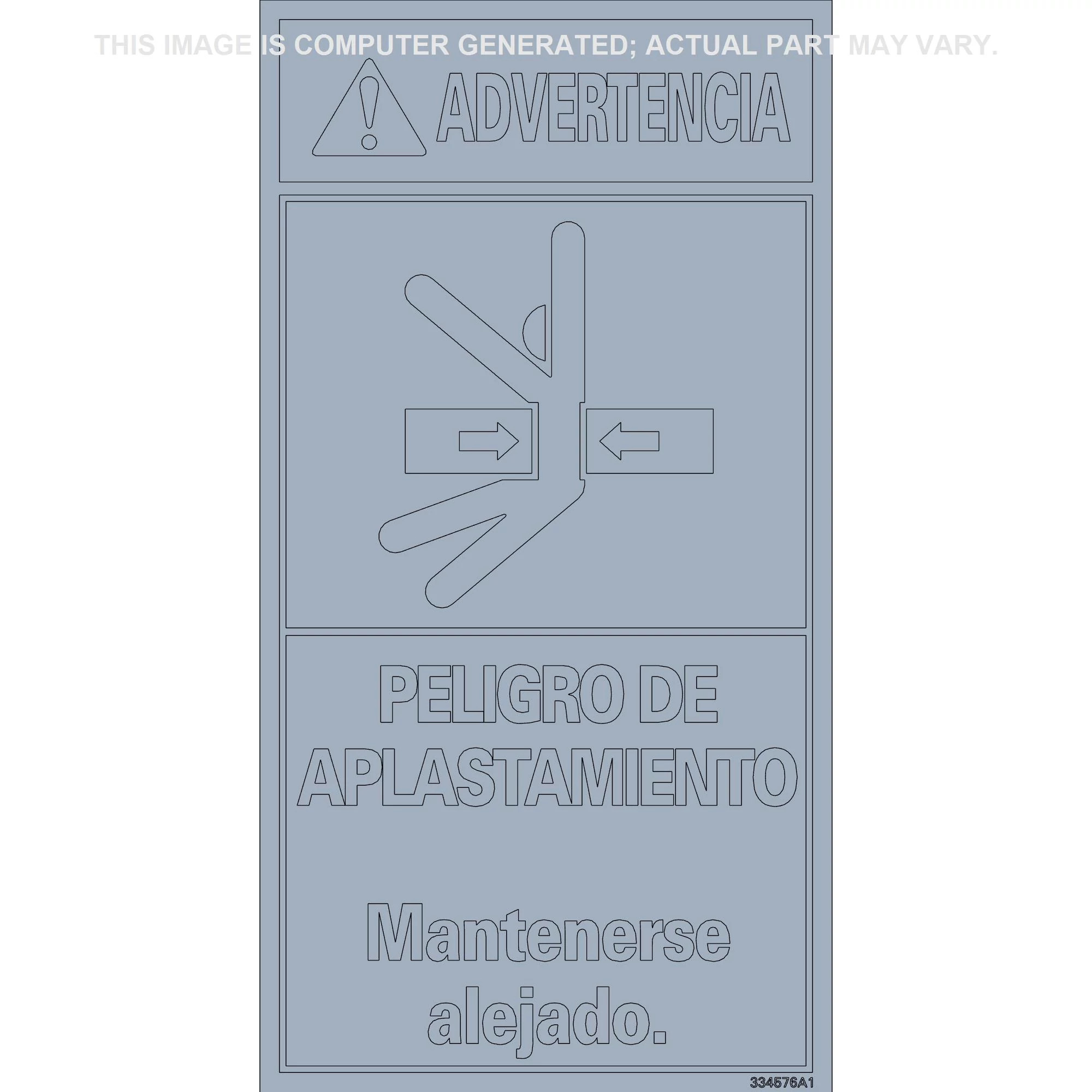 WARNING DECAL | NEWHOLLANDAG | EU | EN