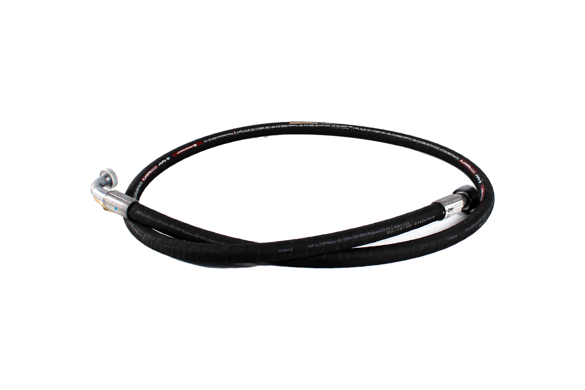 Upper Front Wheel Motor Port Hose - 19.05 mm ID x 2946.4 mm L