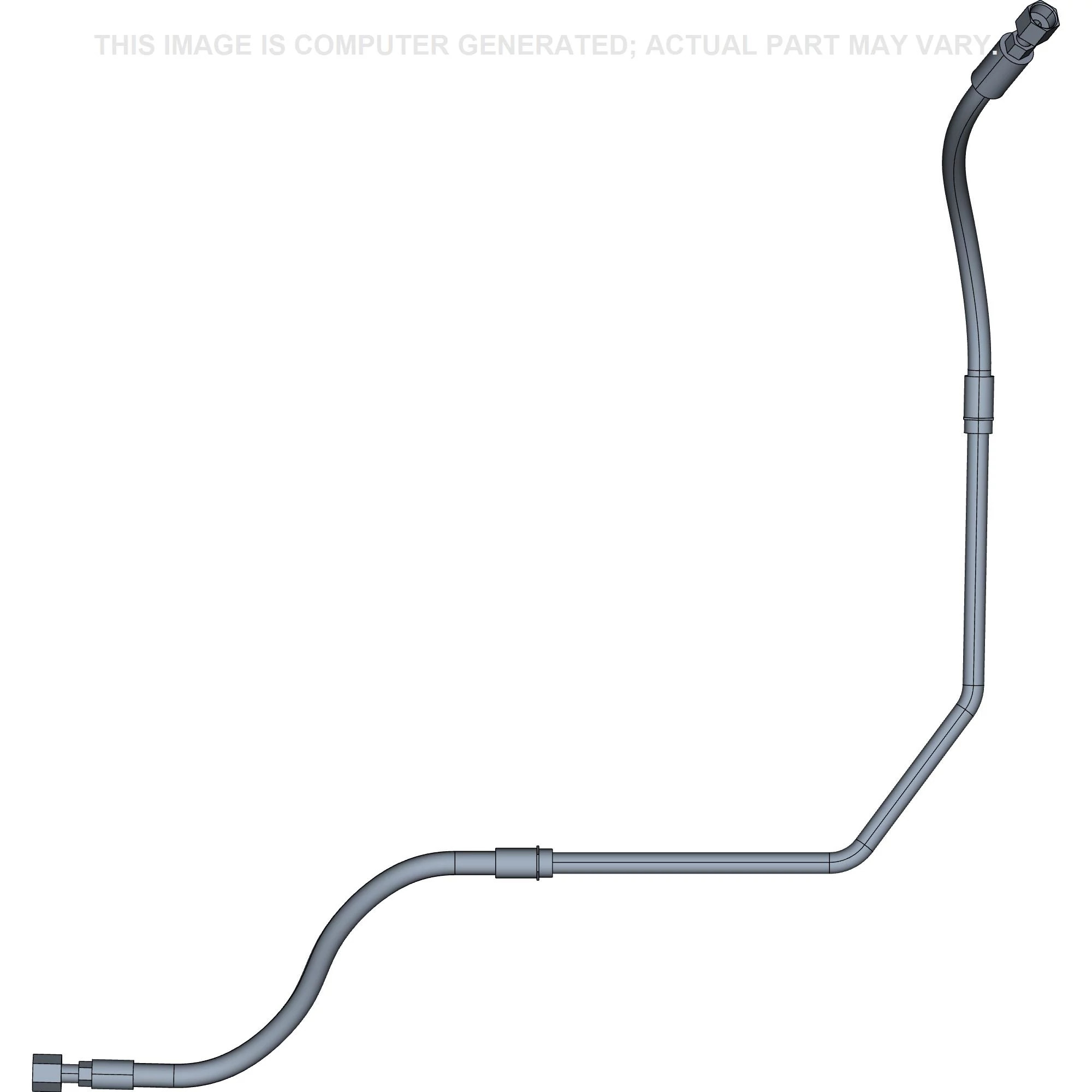 Steering Cylinder Tube - Right-Hand - 1535 mm L