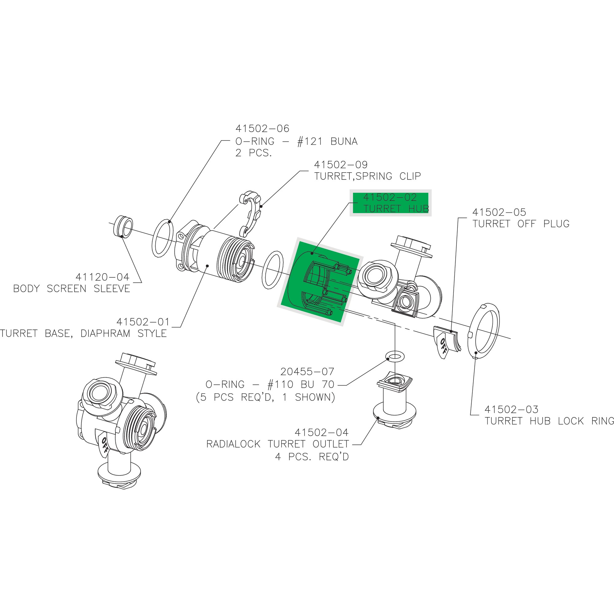 Combo-Rate® Turret Hub | NEWHOLLANDAG | CA | EN