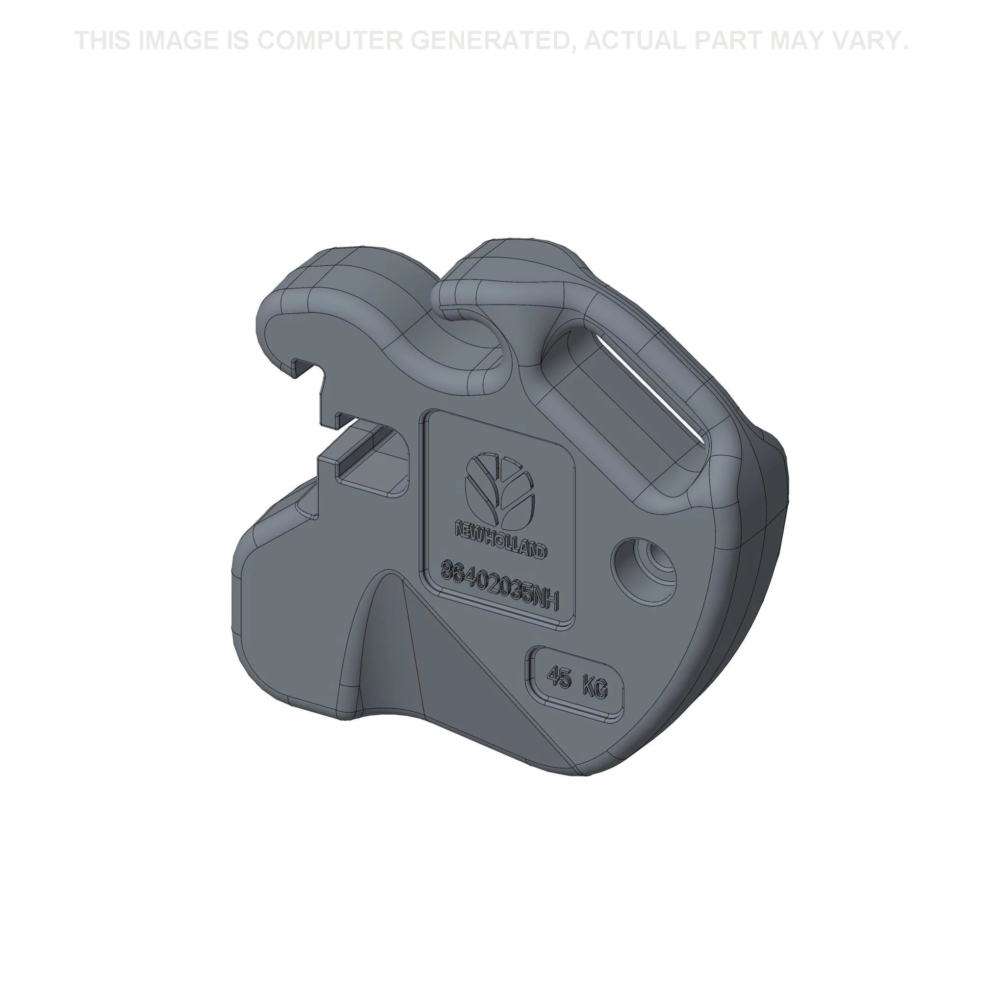 Tractor Weight Kit - Counterweight - 100 lbs/45 kg | NEWHOLLANDAG | CA | EN