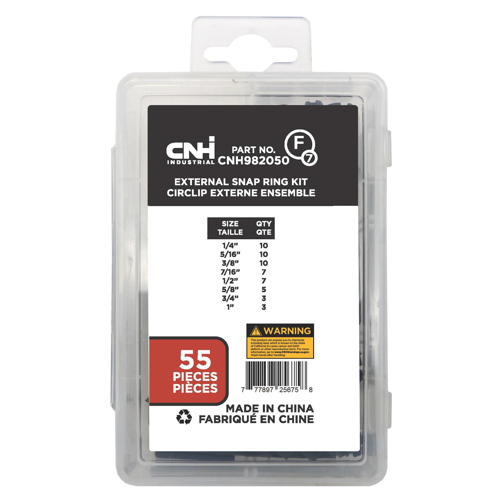 External Snap Ring Kit - SAE 1/4