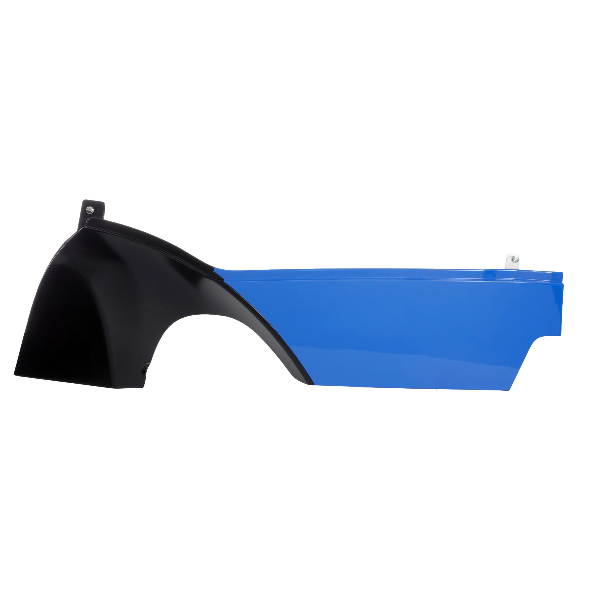 Conjunto fixo do painel lateral - Lado esquerdo - Preto/azul