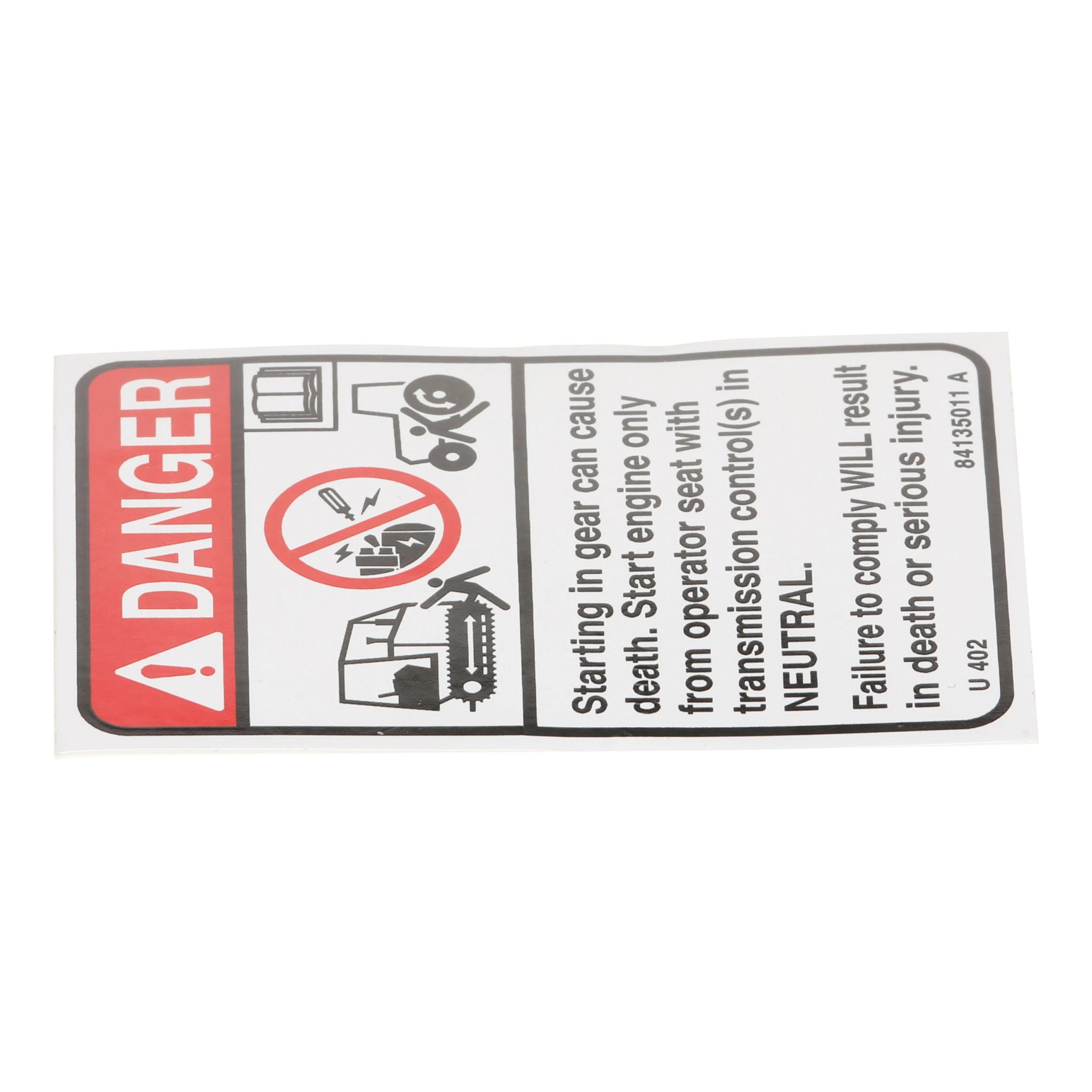 DANGER DECAL | CASEIH | US | EN