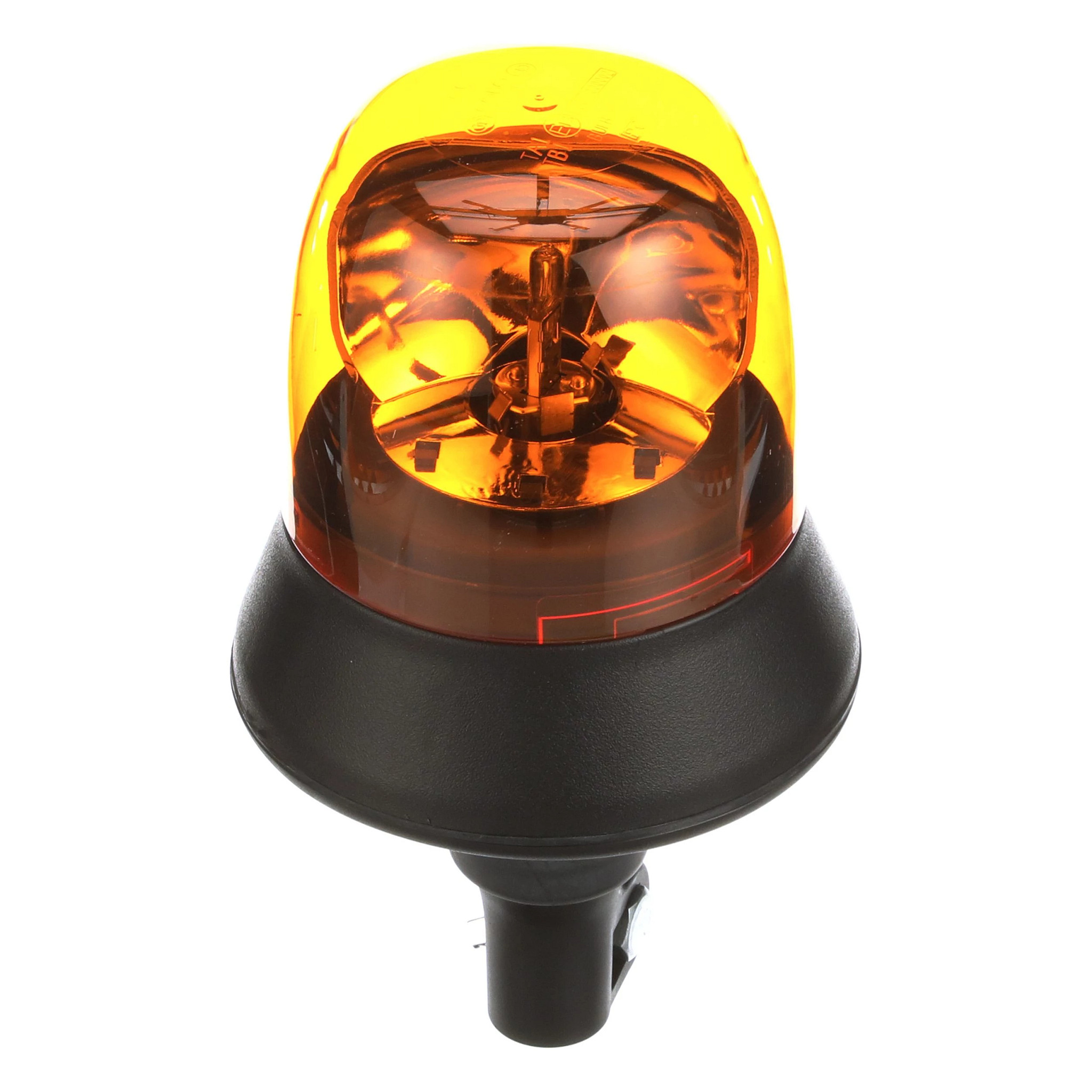 Sinalização giratória - base flexível - 12 volts - 55 watts