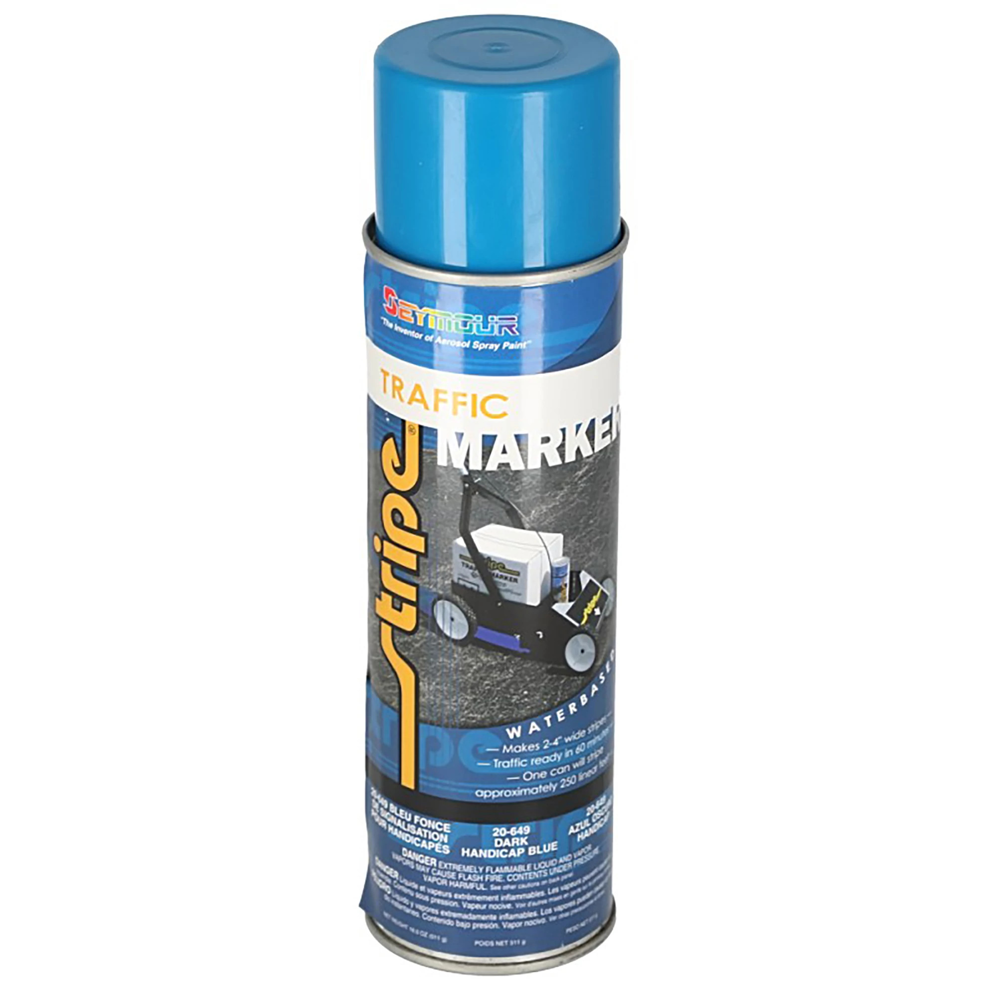 Parking Lot Striping Paint - Blue - Aerosol | CASECE | US | EN