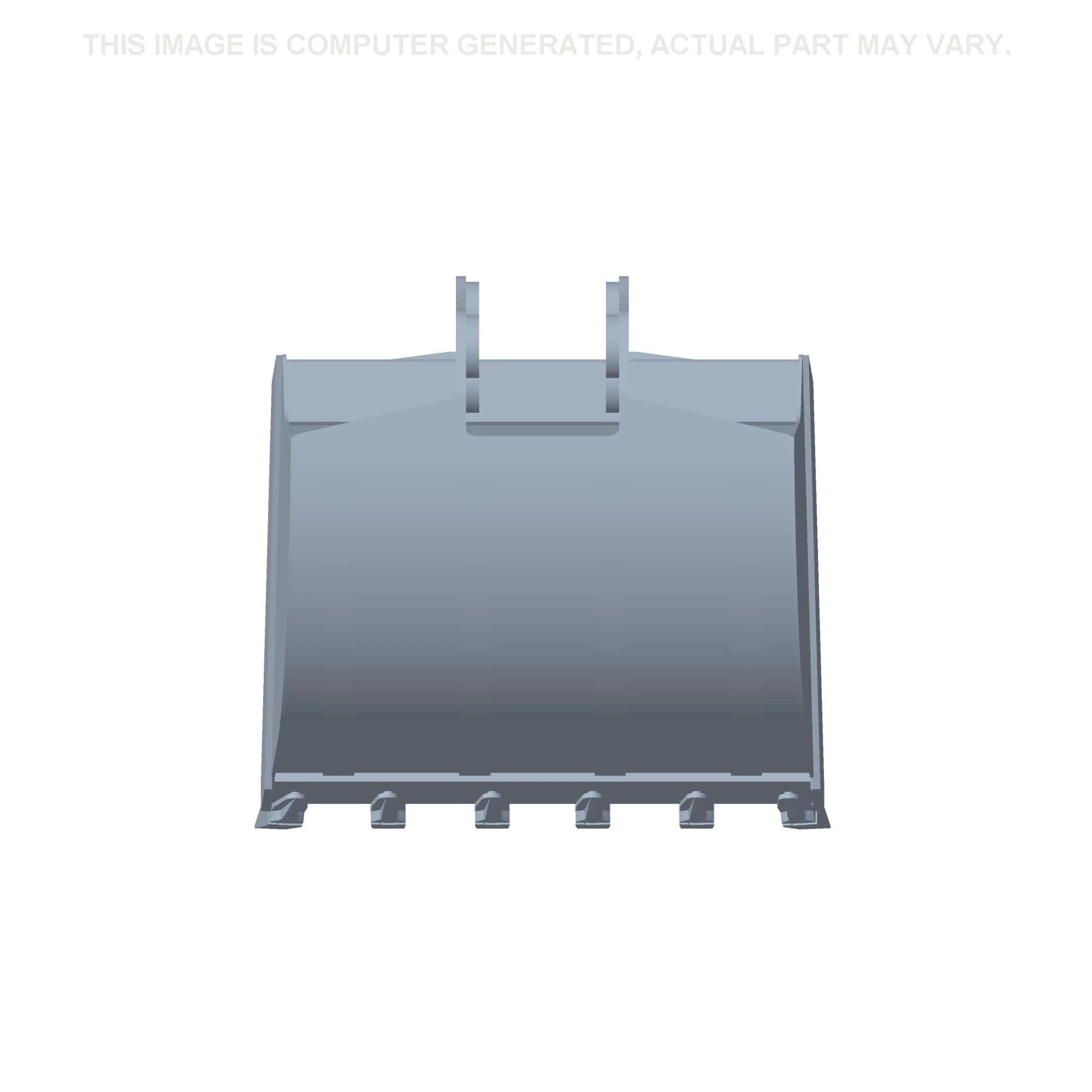 36" Heavy-Duty Backhoe Bucket - 6 Teeth - 11.4 yd³