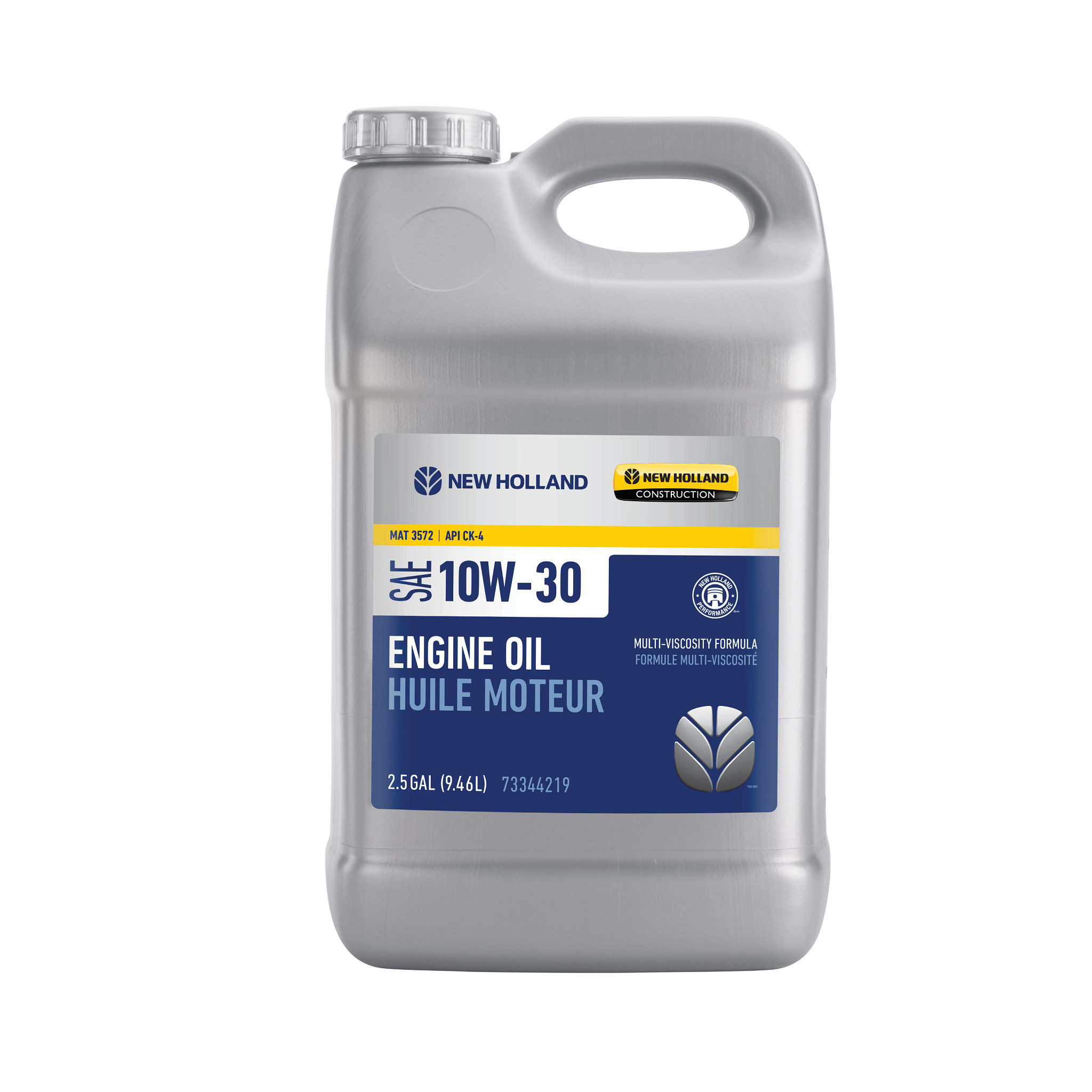 Huile moteur - 10W-30 - MAT 3572 - 2,5 gal./9,46 L | NEWHOLLANDCE | CA | EN