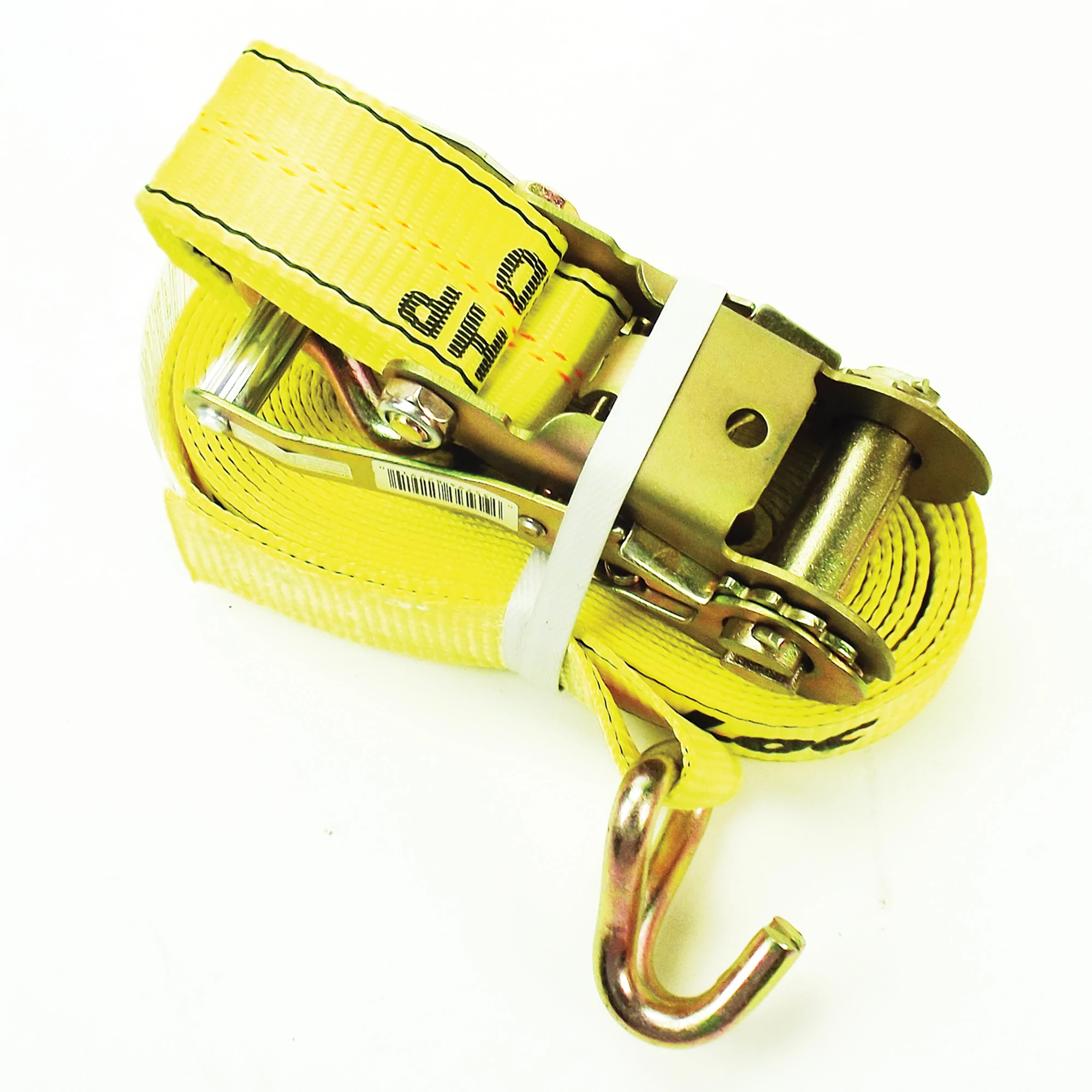 Ratcheting Tie-Down Strap with J-Hooks - 2