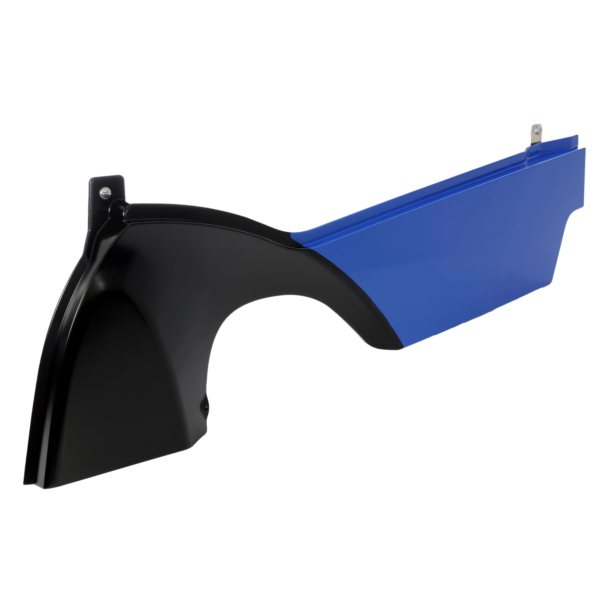 Conjunto fixo do painel lateral - Lado esquerdo - Preto/azul