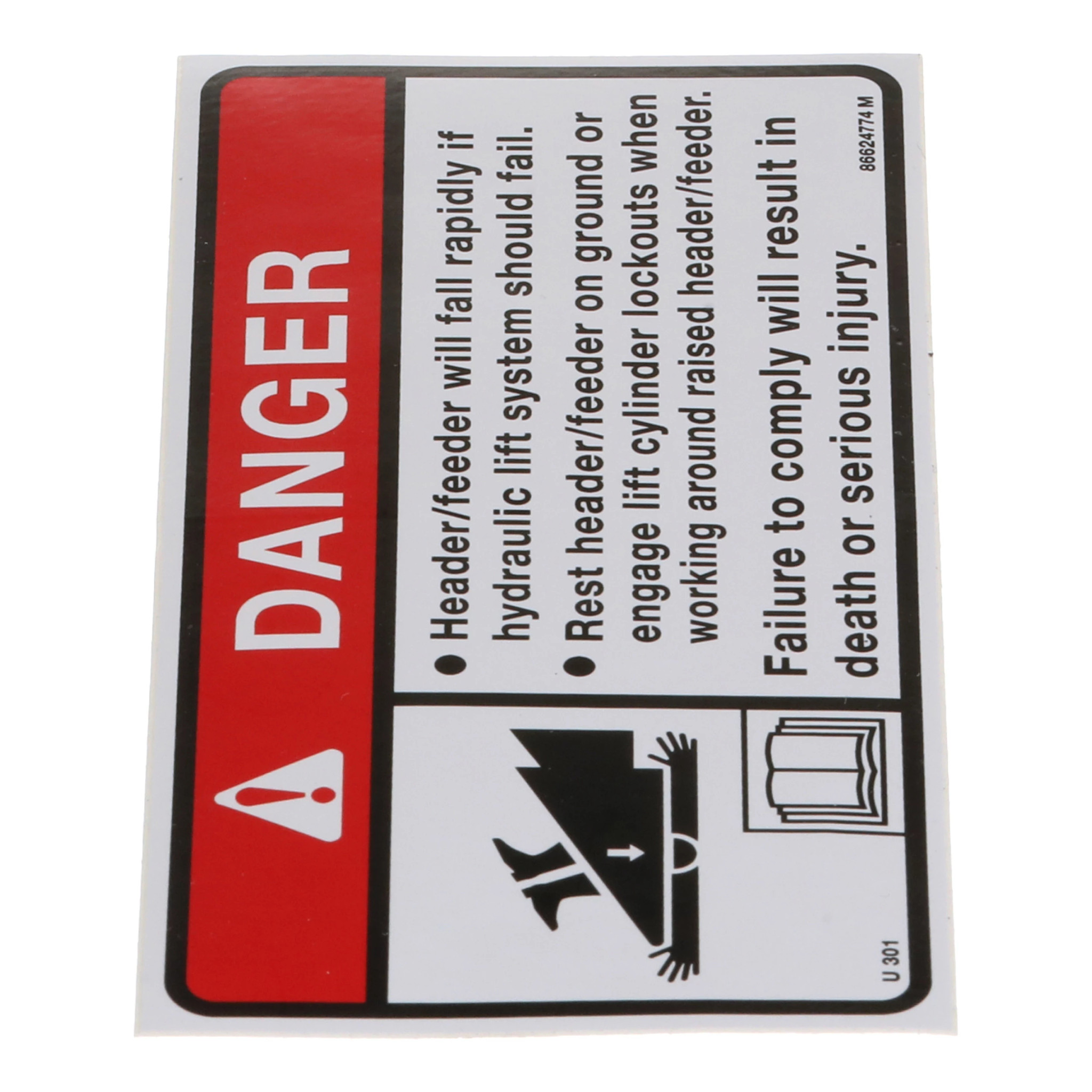 AUTOCOLLANT DANGER | MILLER | CA | FR