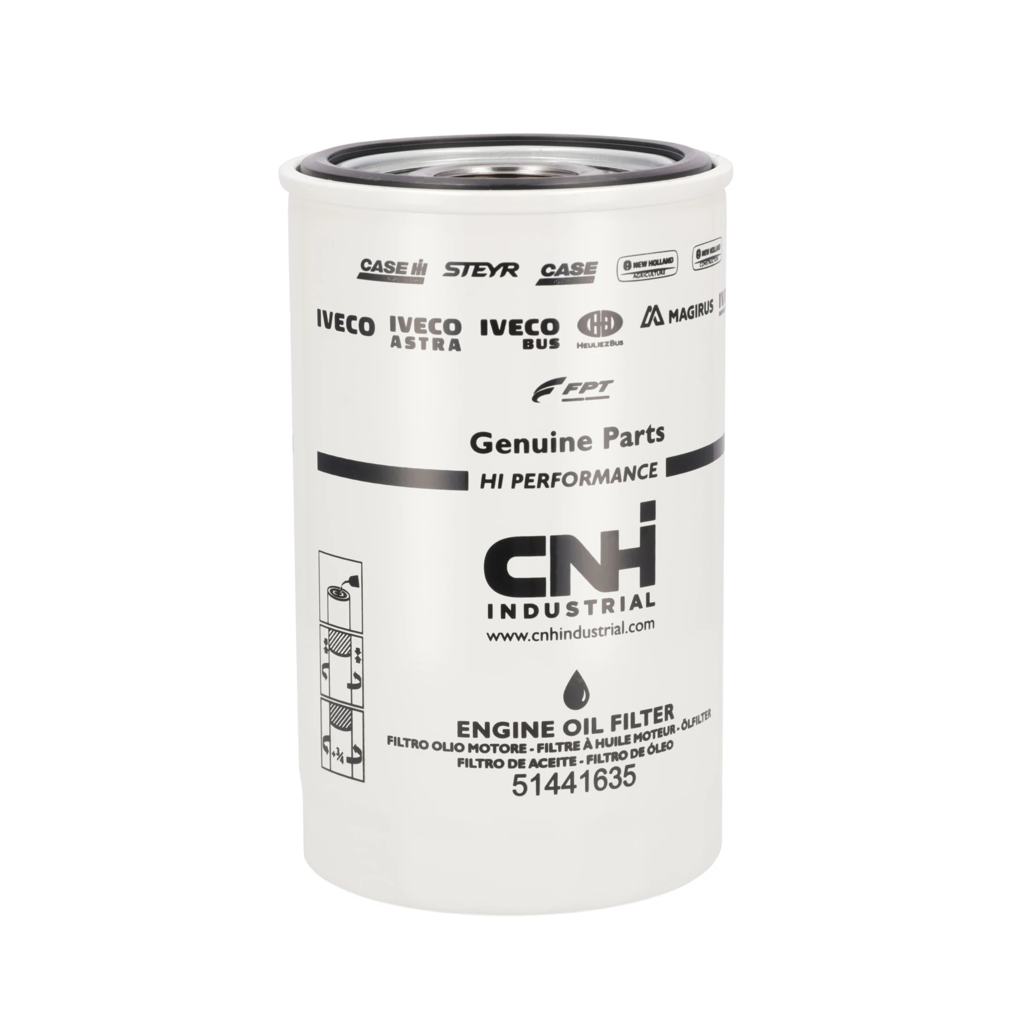 NEW HOLLAND AGRICULTURE Engine Oil Filter 120 mm OD x 210 mm L