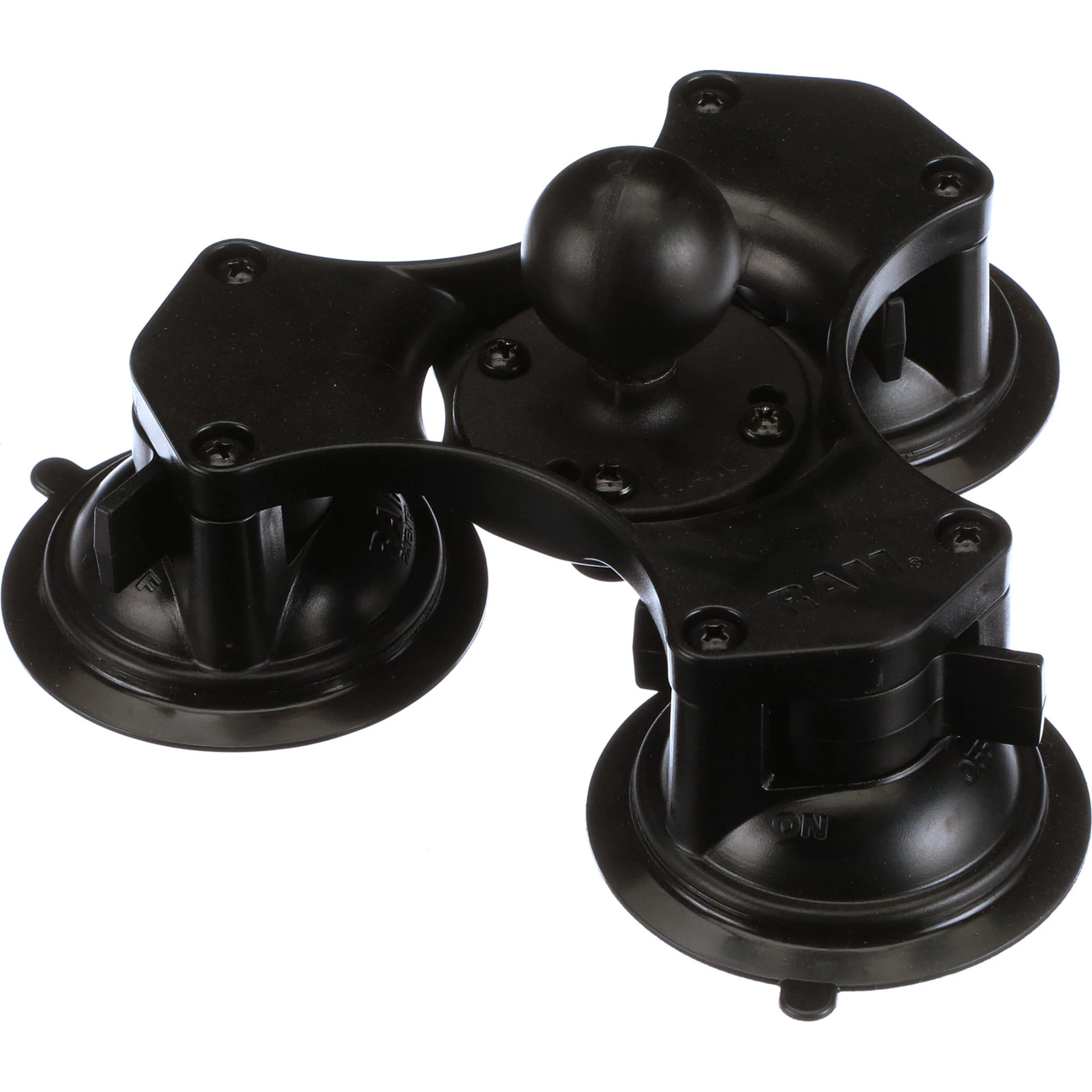 Base de boule à triple ventouse RAM® Twist-Lock™ - Taille boule/douille 1,5 po | CASECE | CA | FR