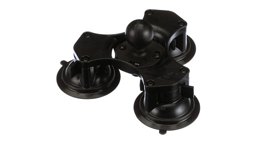 Ram® Twist-lock™ Triple Suction Cup Base With Ball - 1.5