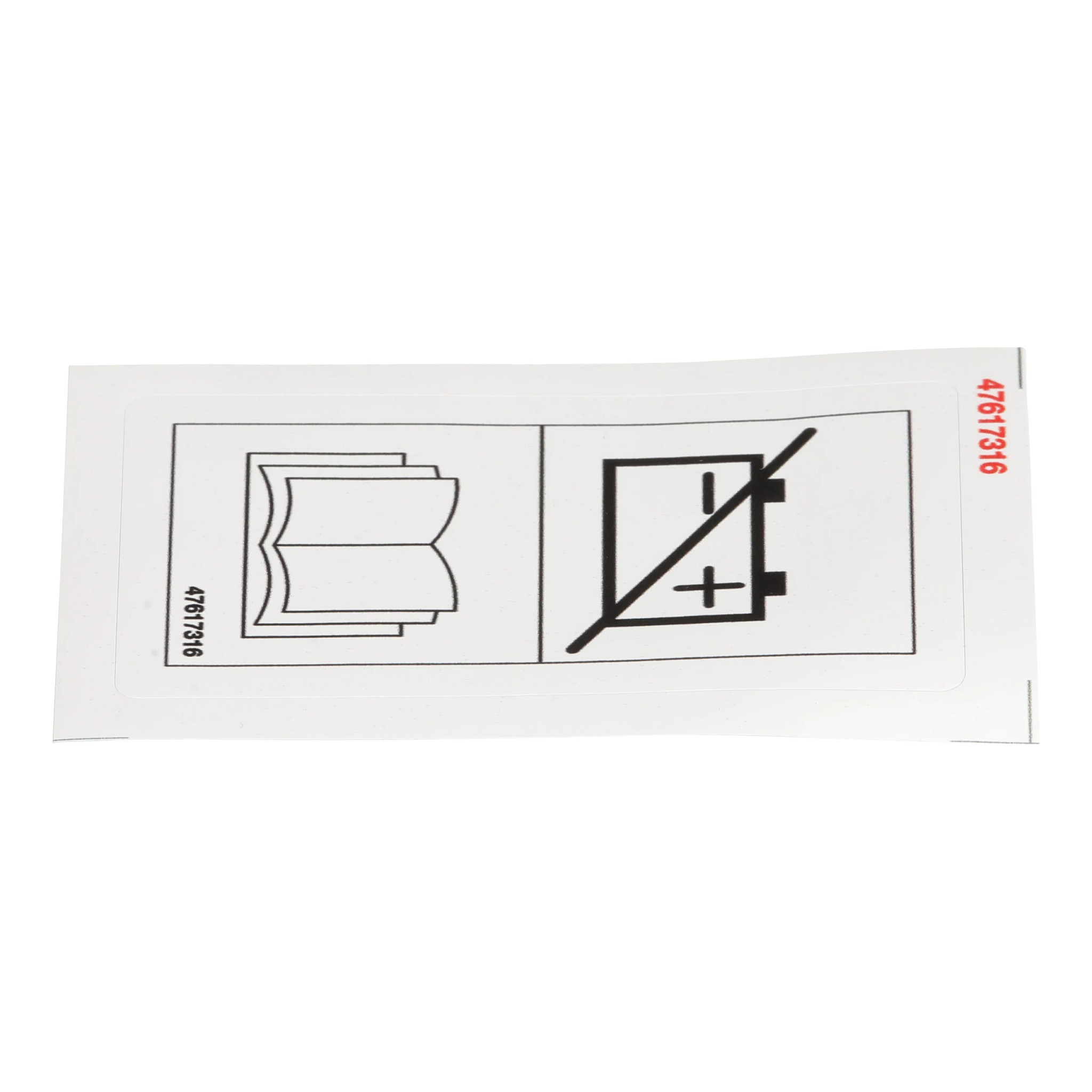 Battery Main Switch Decal